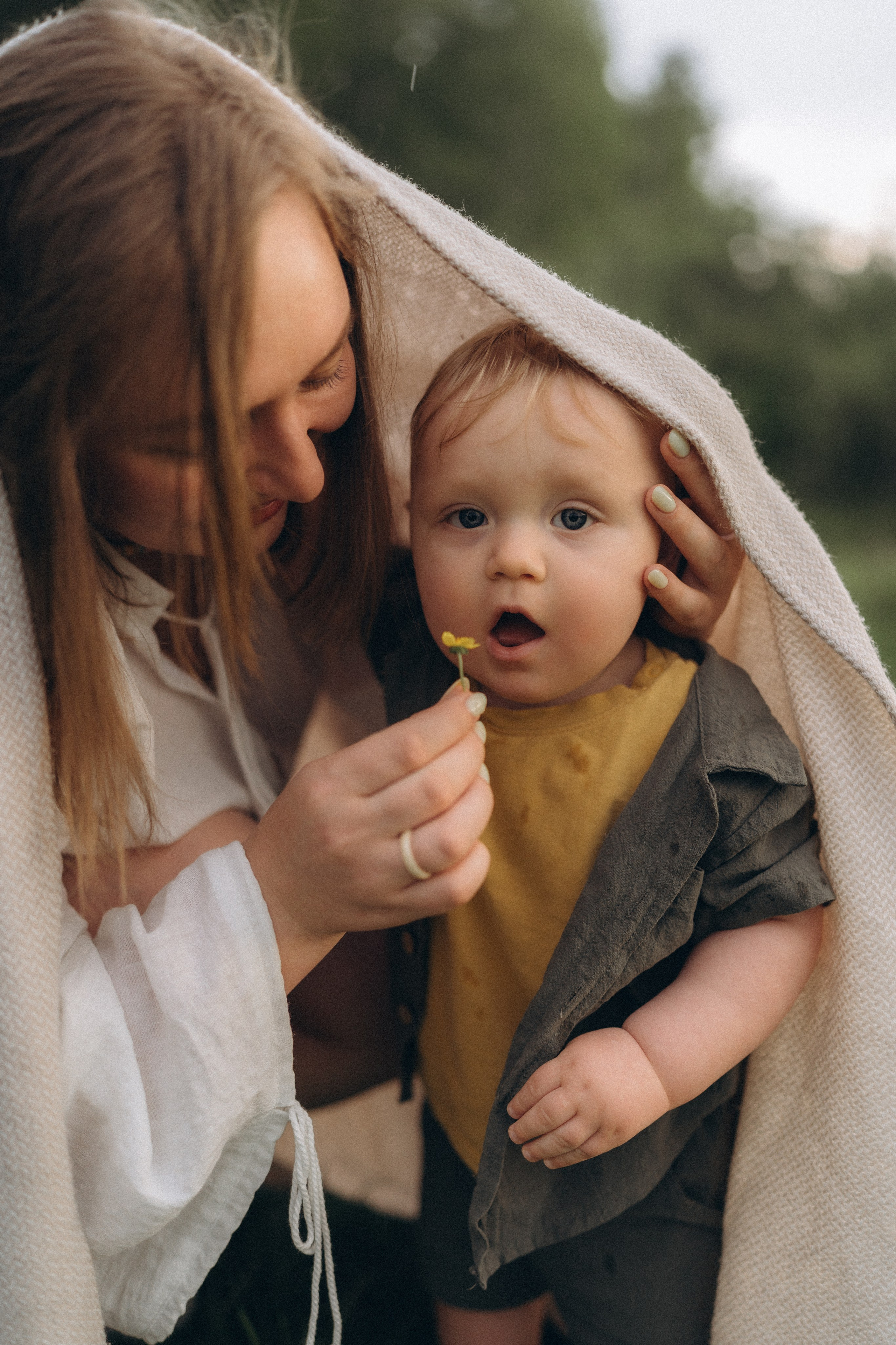 Первый год и первый дождь. Семейный фотограф в Ангарске/ Иркутске
