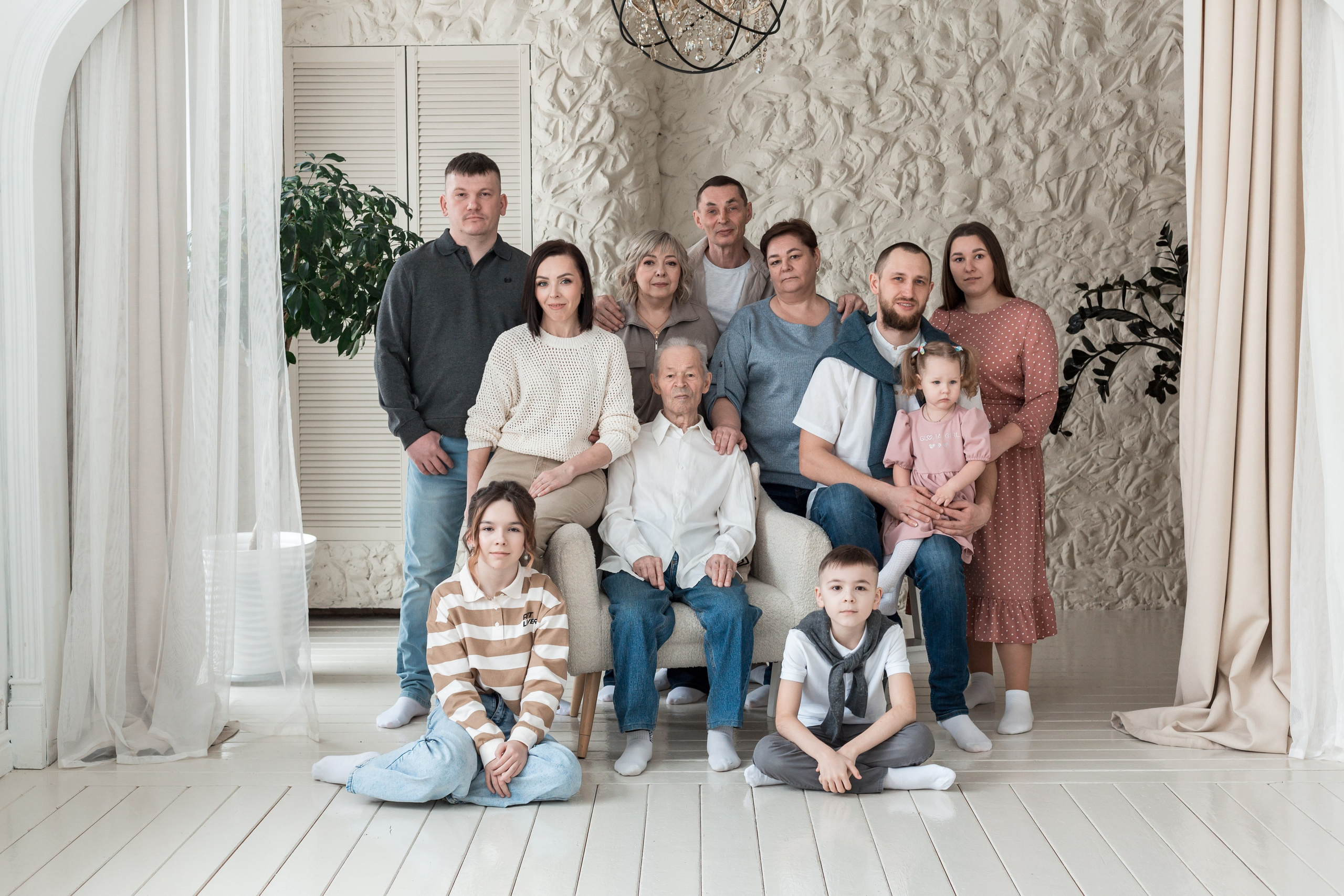 Семейная студийная съемка. Семейный и детский фотограф в Перми Ксения Масленникова