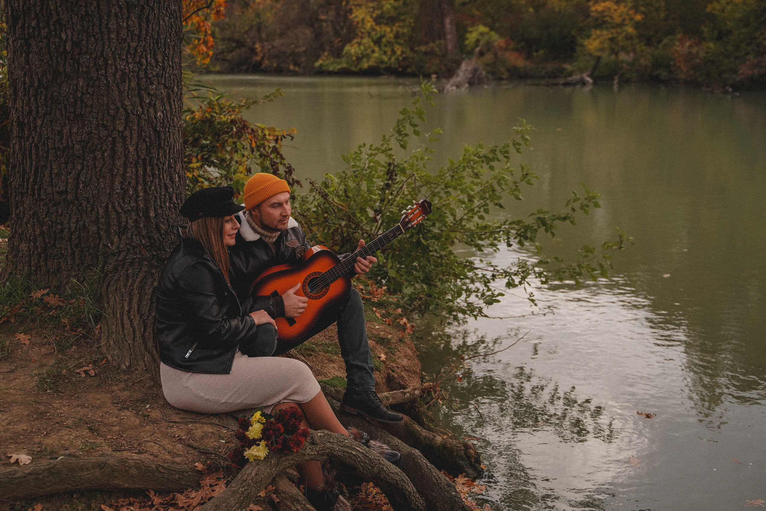 Семейная осенняя фотосессия у реки. Семейный и женский фотограф в Краснодаре Анастасия Приймак