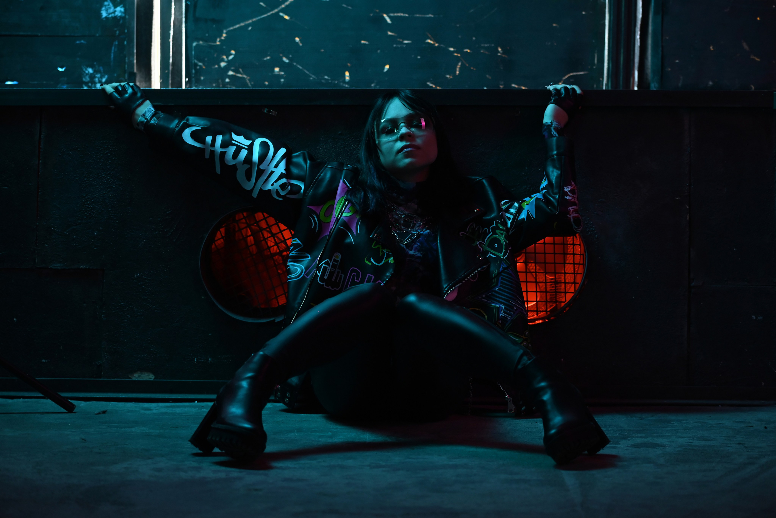 Кожаный кибер-панк, Портрет, Владимир Почашев, Москва