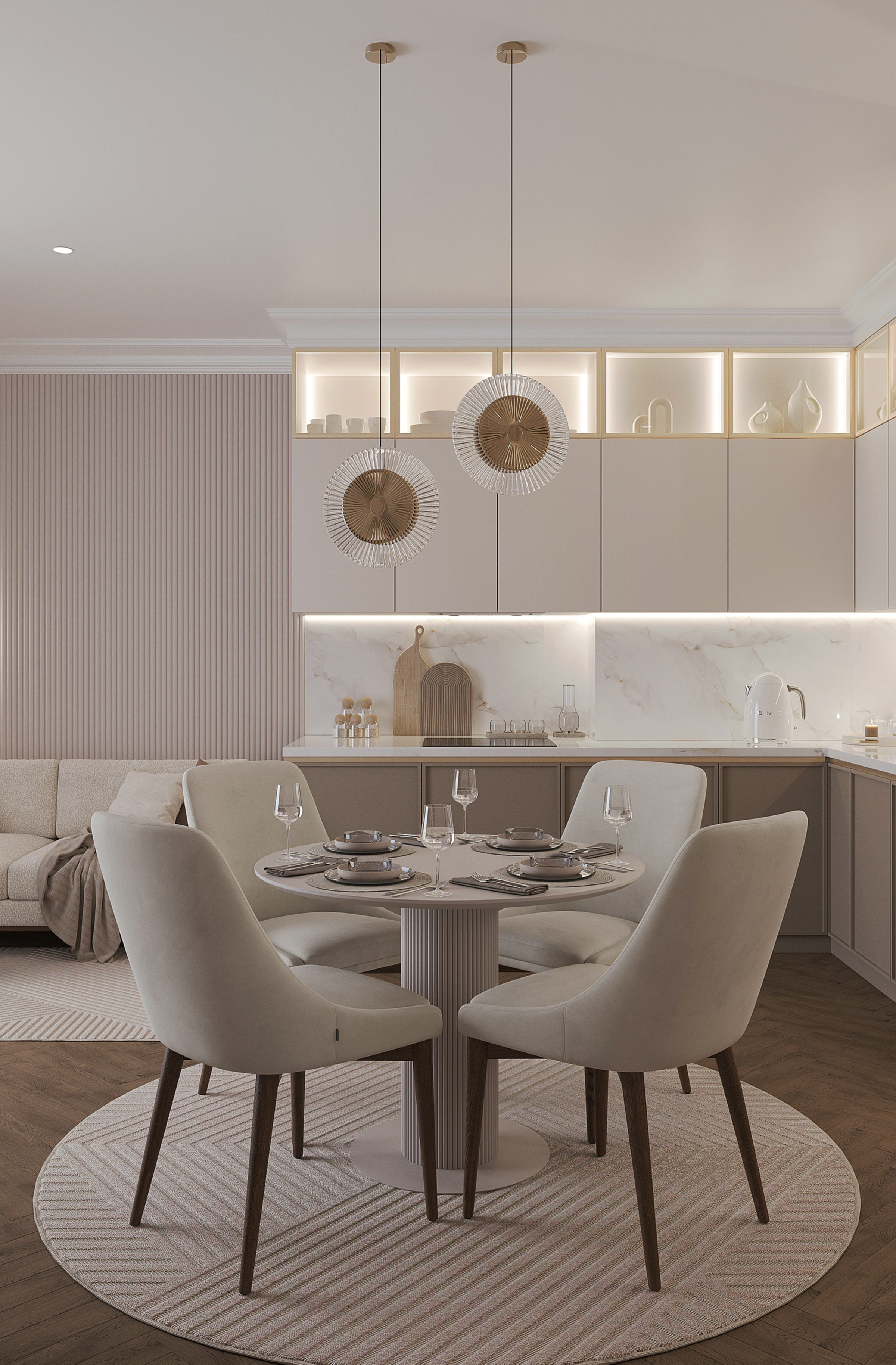 Проект ЖК City Bay Москва. Студия дизайна интерьера Лактионовой Елены