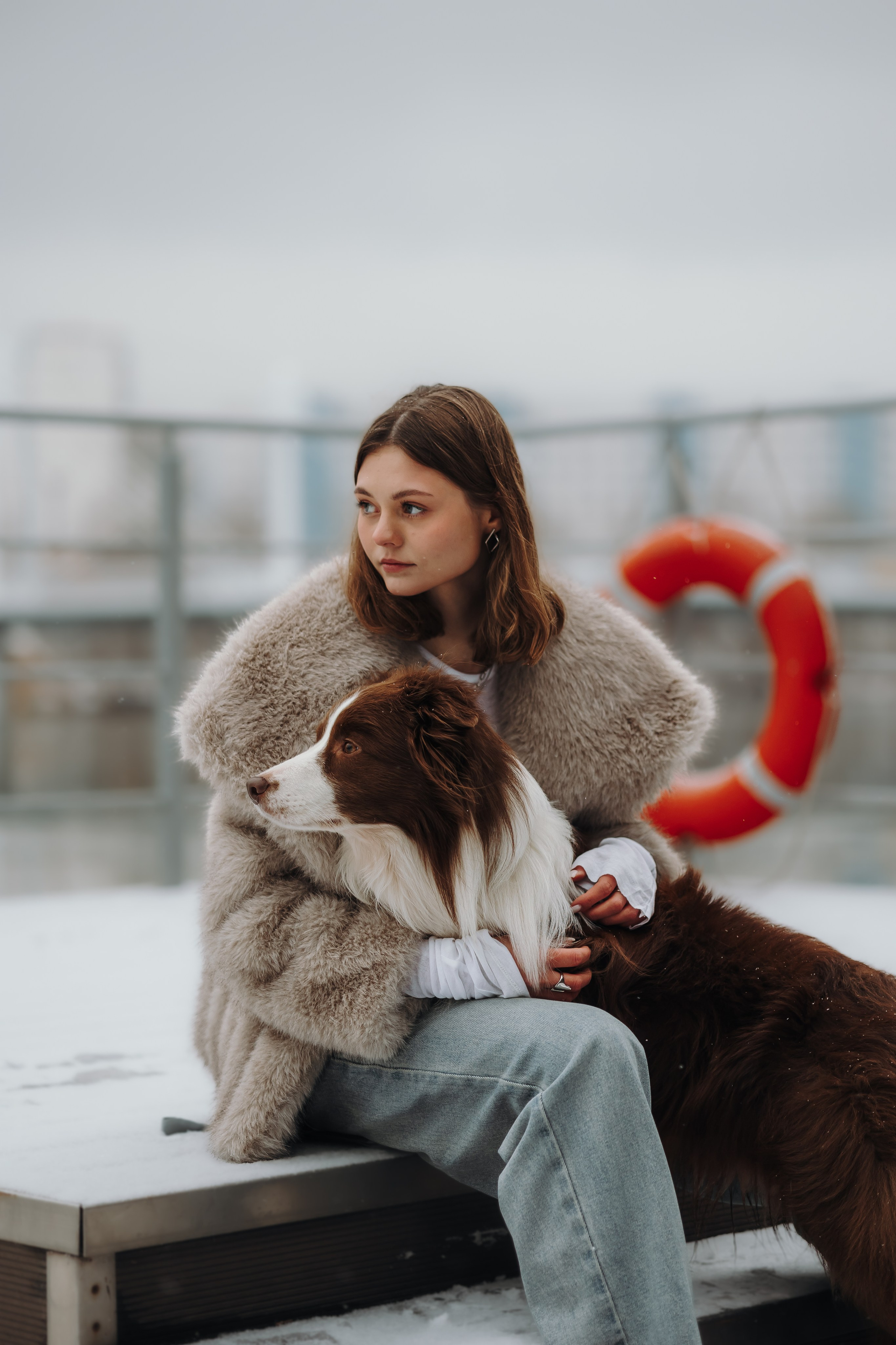 Маша и Брауни. Фотограф-анималист в Санкт-Петербурге Алина Яхонт