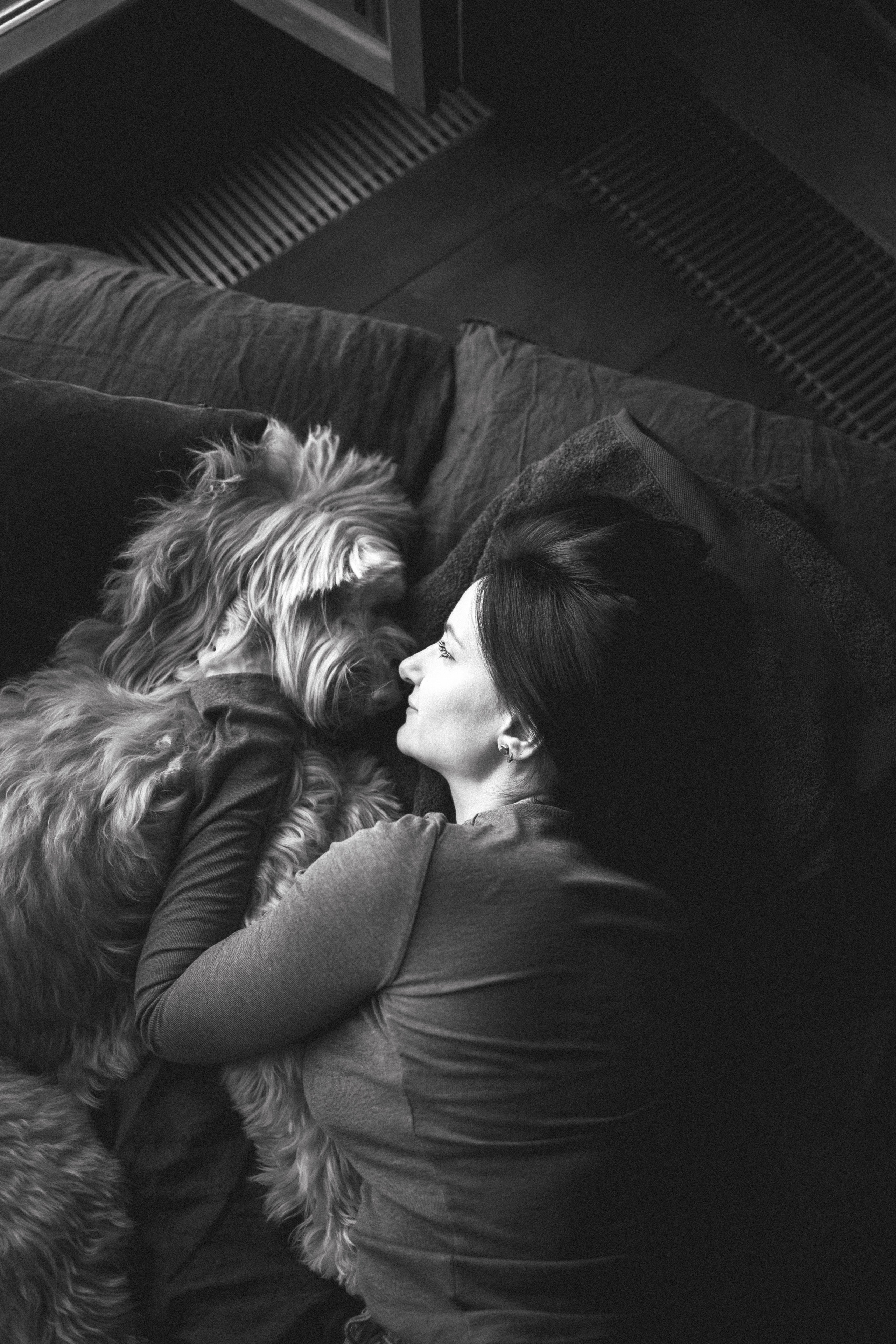 Алина и Фиби. Фотограф-анималист в Санкт-Петербурге Алина Яхонт