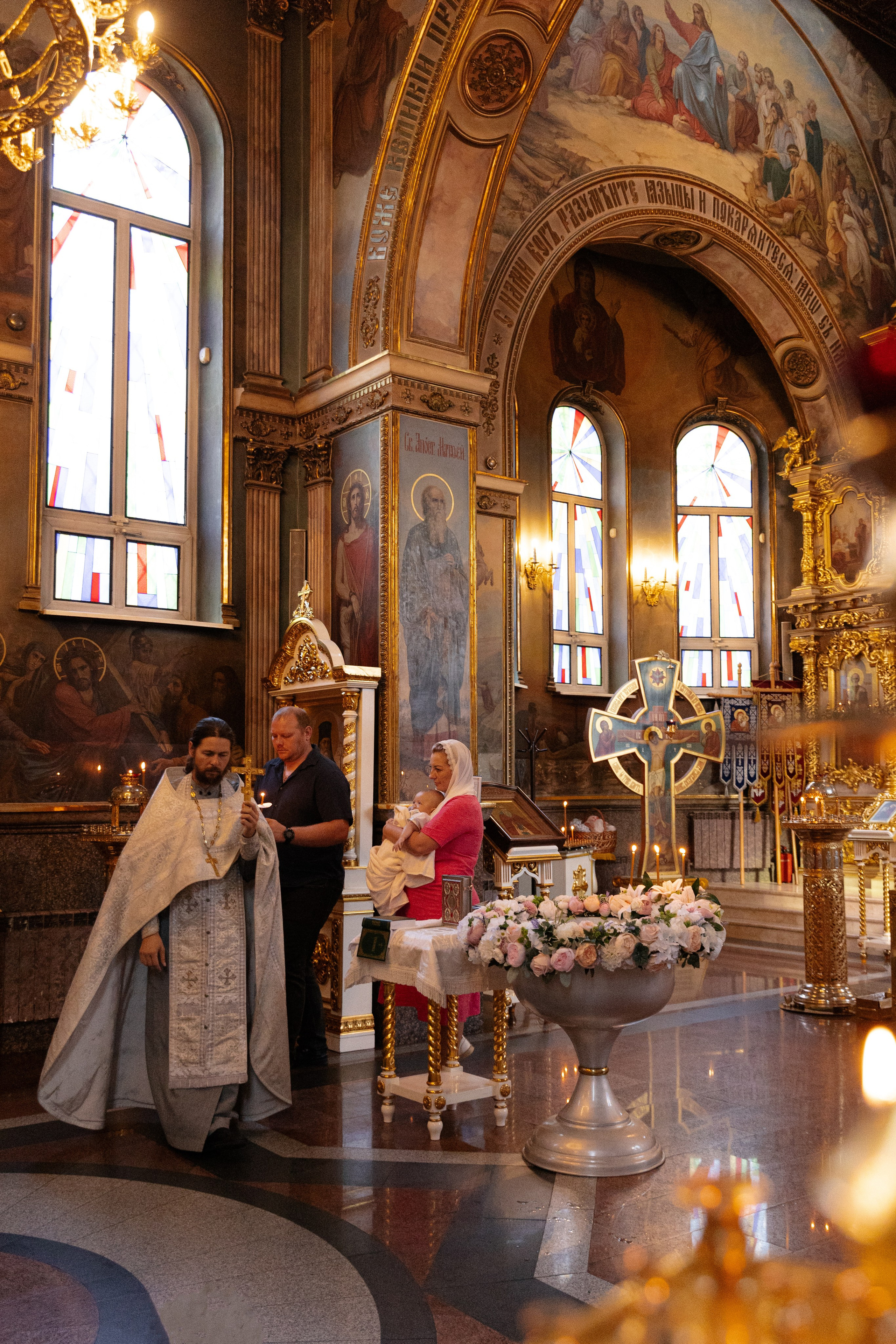 Крещение в Церкви иконы Божией Матери Целительницы. Свадебный фотограф и видеограф Краснодар, Ростов, Сочи, Новороссийск