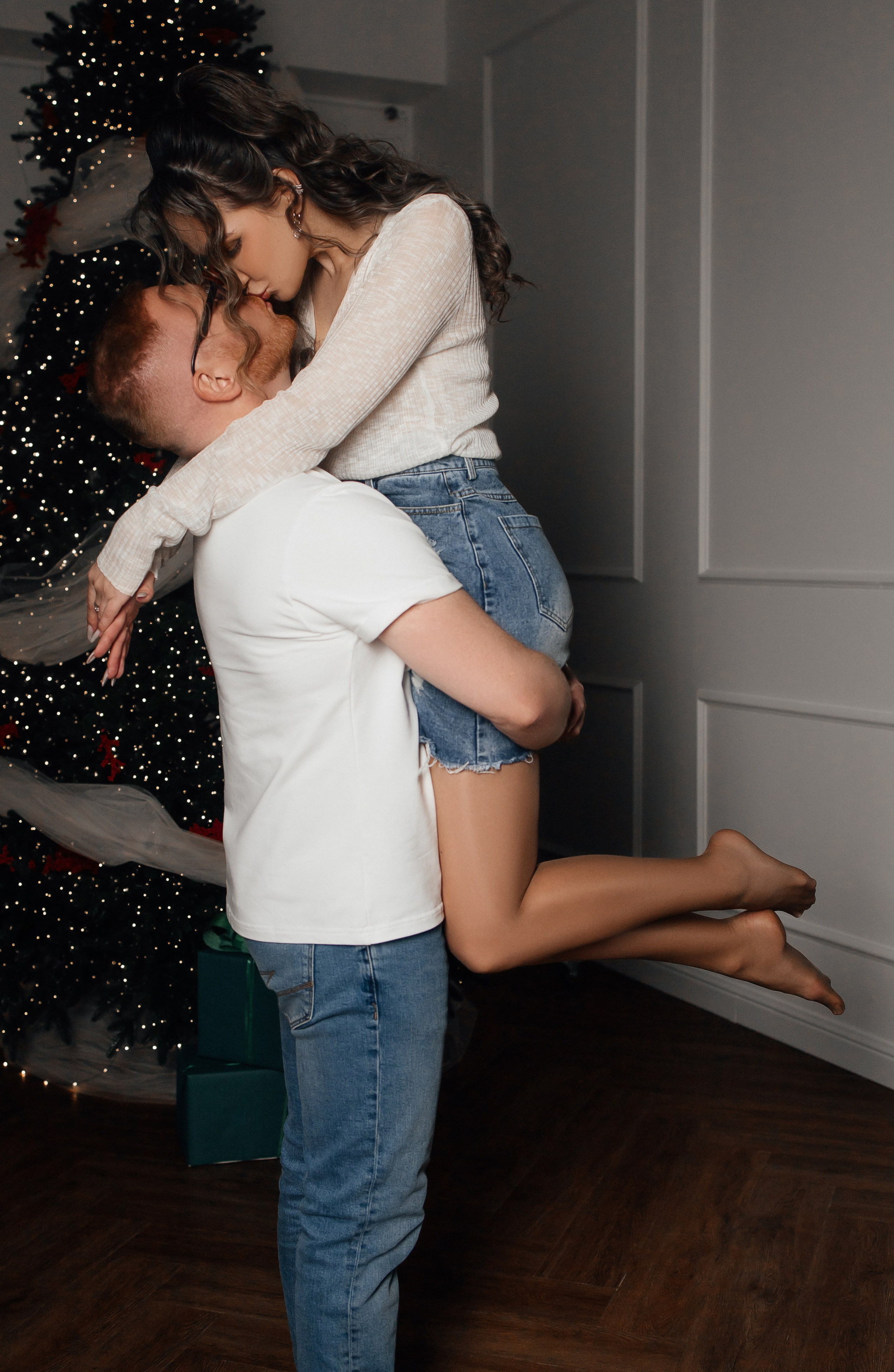 Оксана с мужем