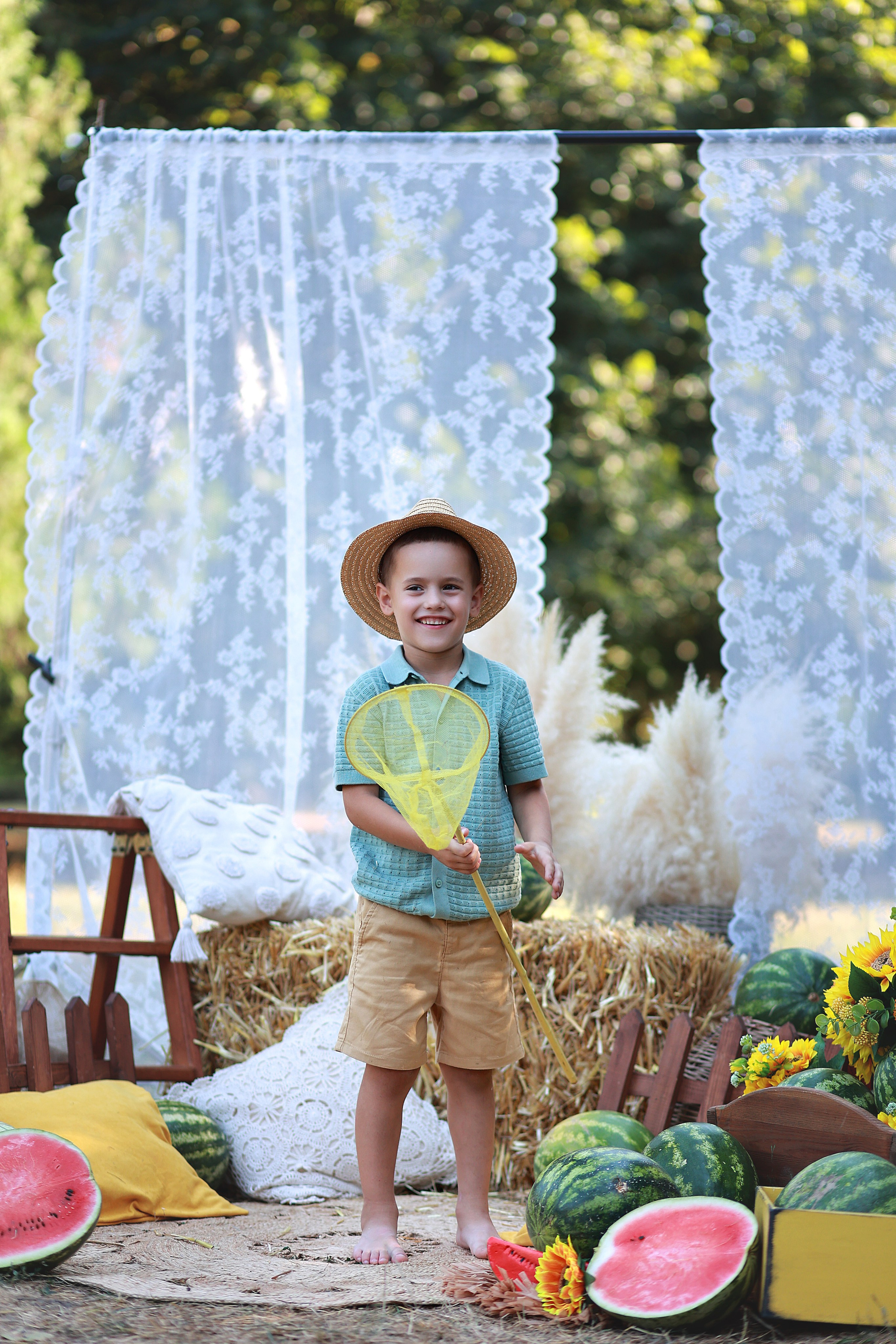 Арбузный фотодень. Детский семейный фотограф Краснодар