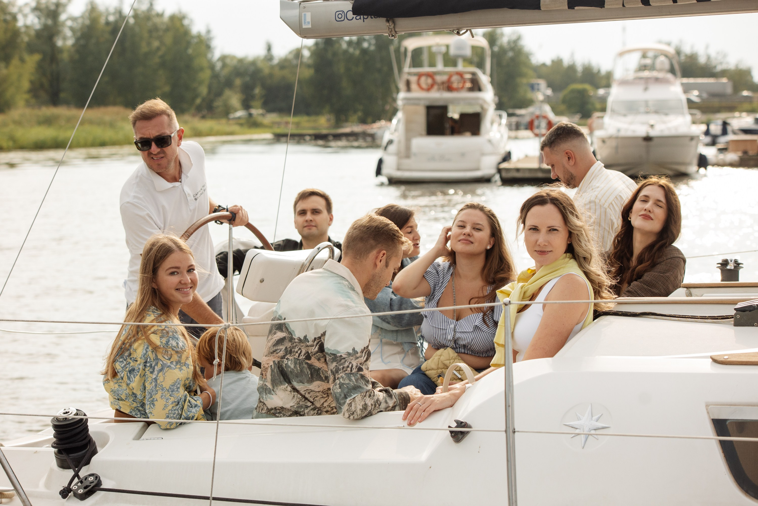 Семейная гонка. Яхты. Репортажный фотограф. Москва. Алина Ланская