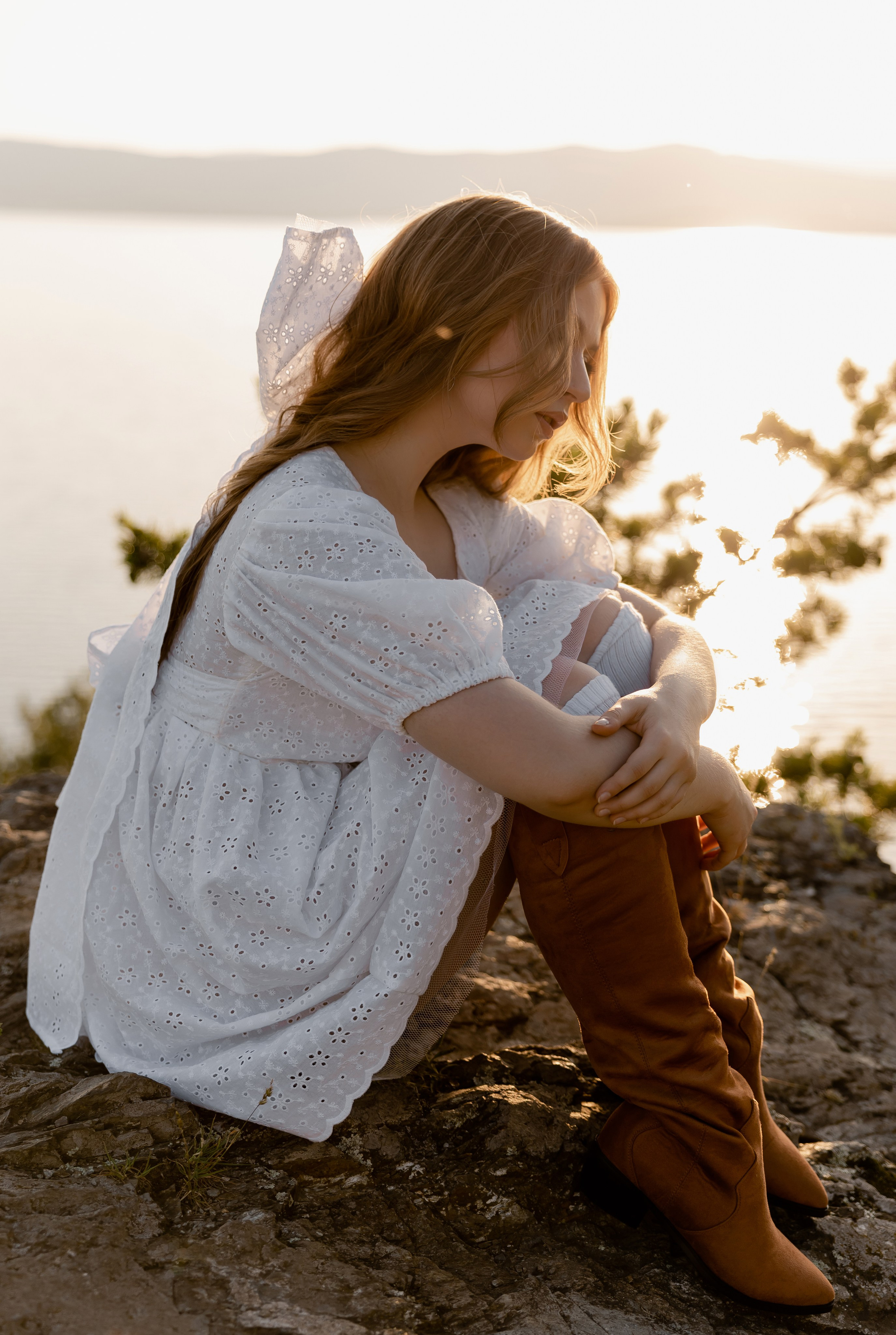 Юлия, съёмка на озере. Свадебный и портретный фотограф в Миассе Филиппенко Дарья