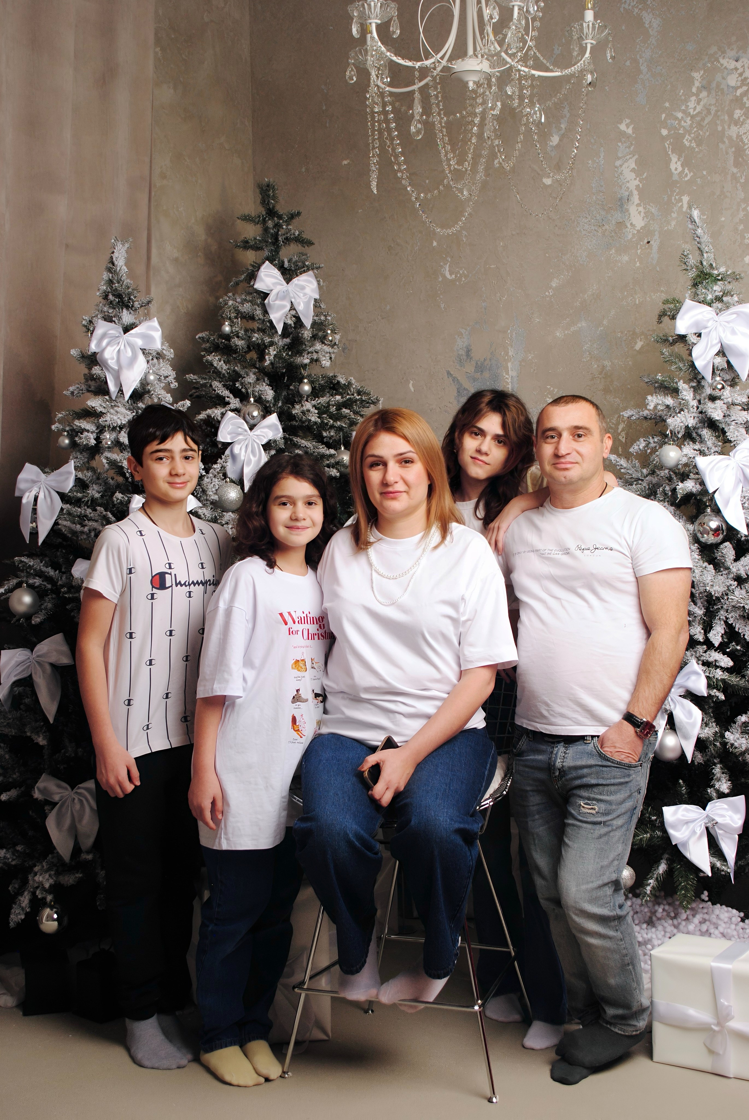 Большая греческая семья. Фотограф Мария Мусаелян