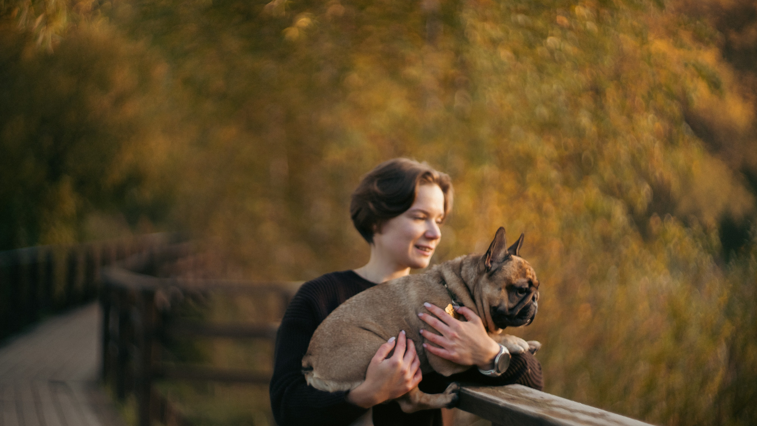 Анастасия и Бенц. Фотограф анималист в Москве и Санкт-Петербурге Свиридова Анна