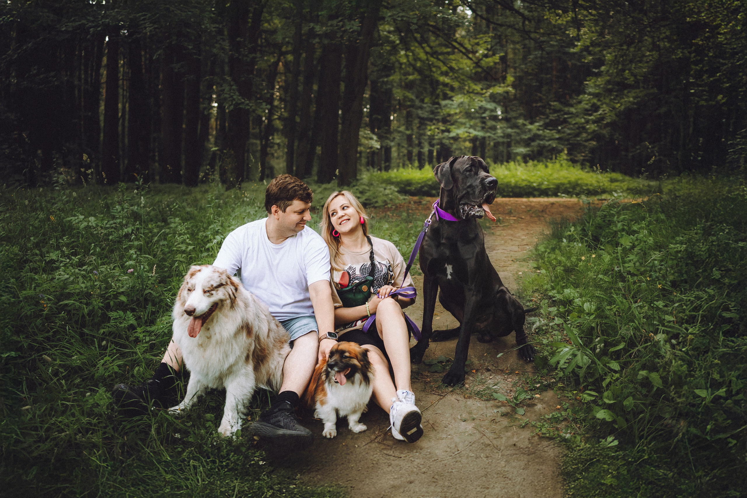 Катя, Андрей, Гектор, Ричи, Тортик и Трой