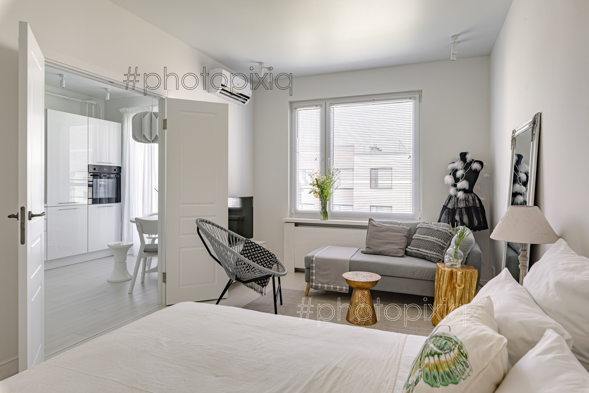 Интерьерная съёмка однокомнатной квартиры. Интерьерная съёмка и виртуальные туры — Интерьерный фотограф Кузнецов Сергей (photopixiq)