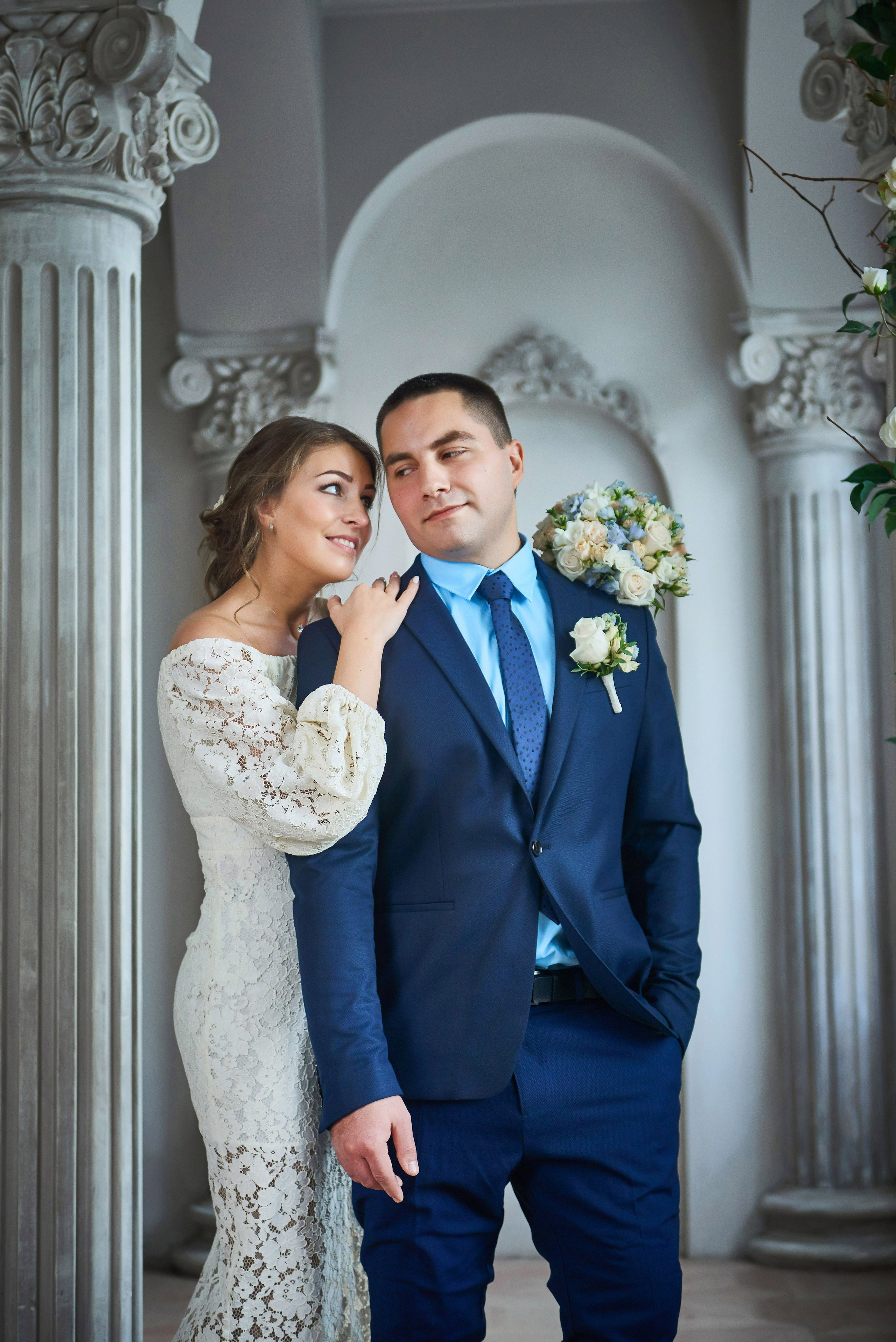 Свадебная фотосессия в студии. Портретный, семейный и свадебный фотограф в Санкт-Петербурге и в Пушкине Ширяев Денис