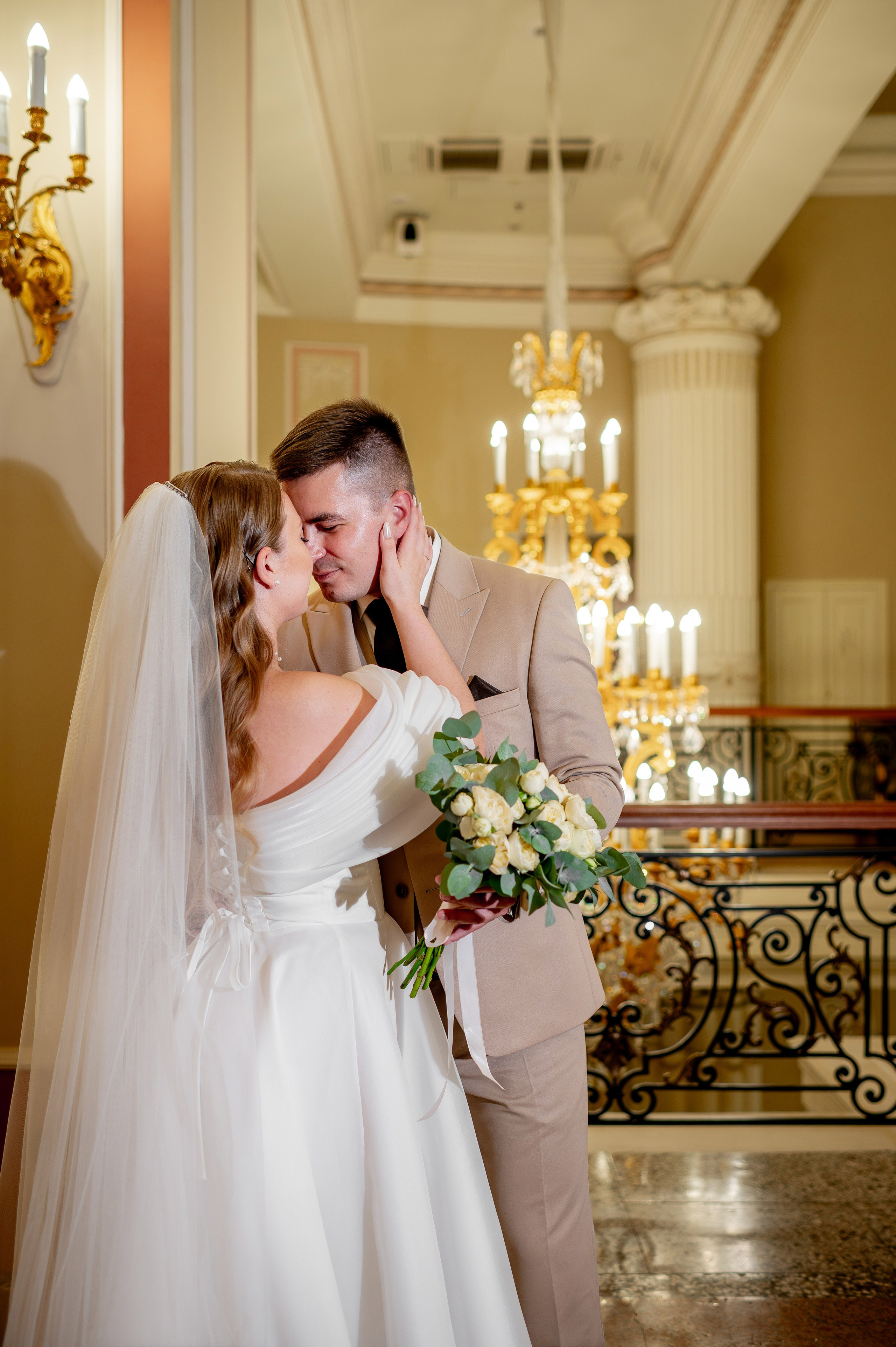 Надежда и Леонид (отель Талион Империал, Дворец Елисеевых). Портретный, семейный и свадебный фотограф в Санкт-Петербурге и в Пушкине Ширяев Денис