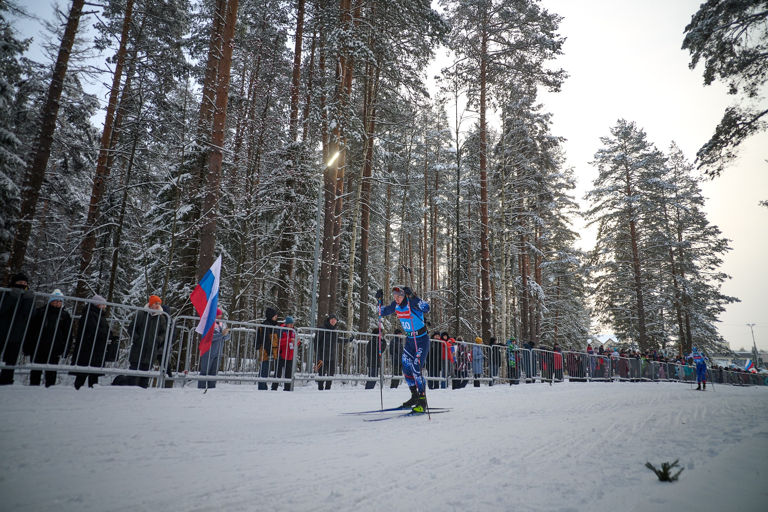 Биатлон. Чемпионат России — 2024/2025, 3-й этап, Ижевск. Спринт. Мужчины. Спортивный репортажный фотограф в Ижевске Сергей Мерзляков