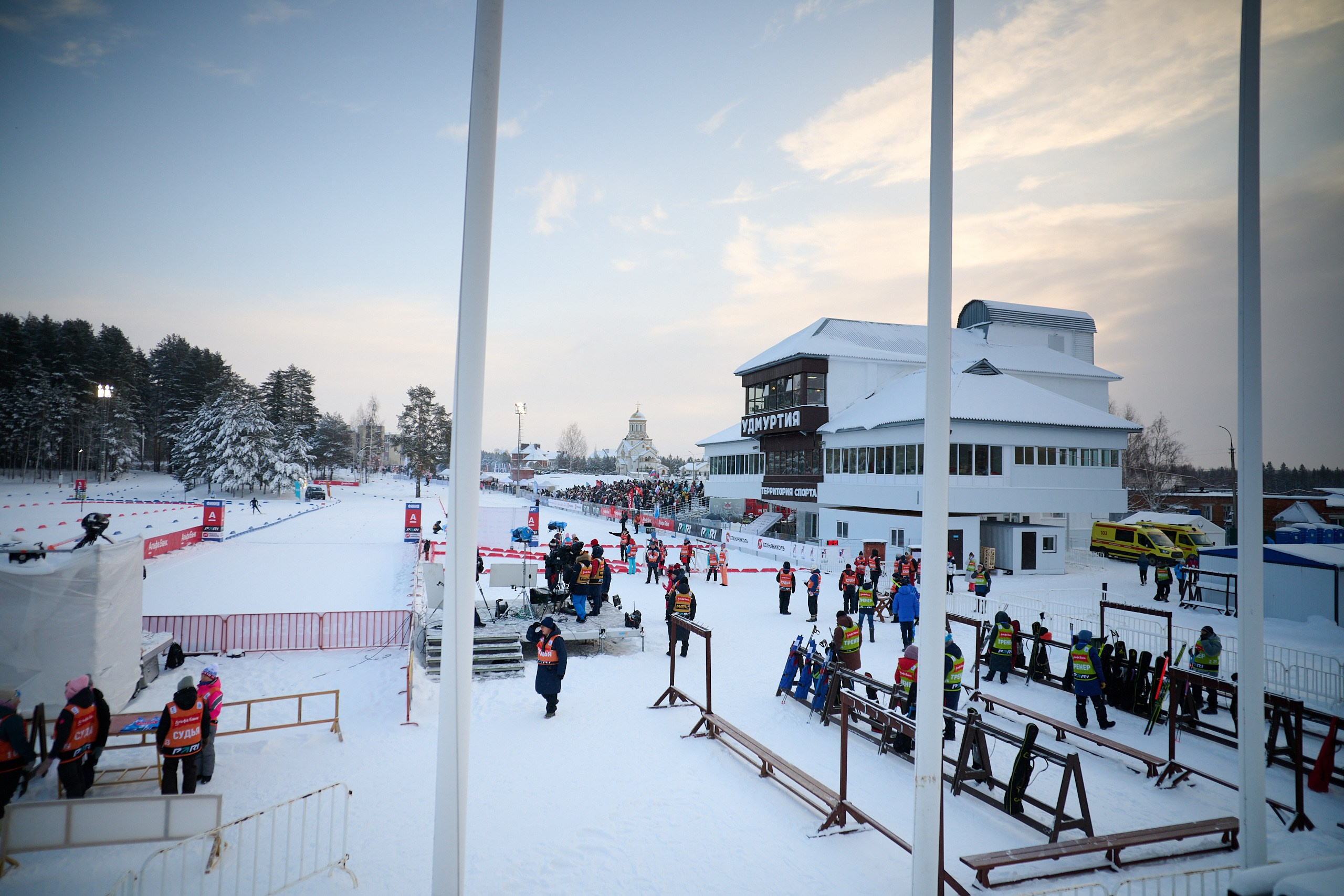 Биатлон. Чемпионат России — 2024/2025, 3-й этап, Ижевск. Спринт. Мужчины. Спортивный репортажный фотограф в Ижевске Сергей Мерзляков
