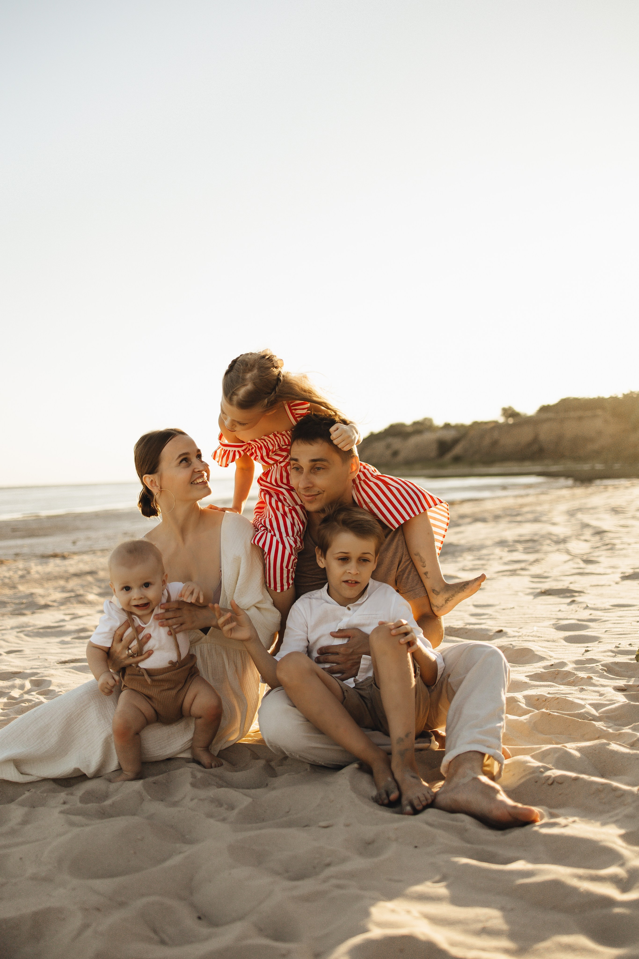 Летняя история на берегу. Семейный и детский фотограф, таганрог, ростов-на-дону