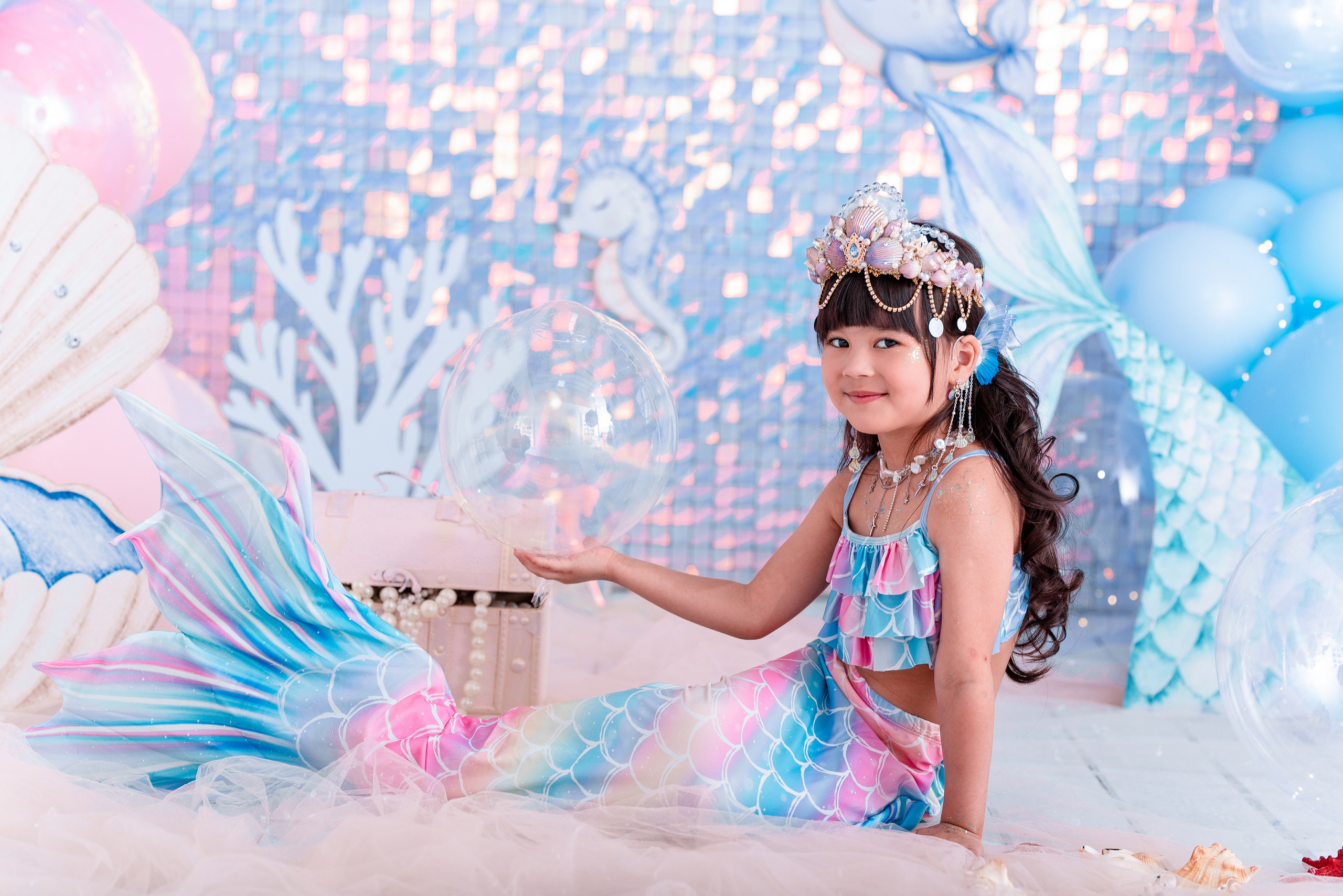 Детский фотопроект «Русалочка» в Сочи. Детский студийный фотограф Сочи