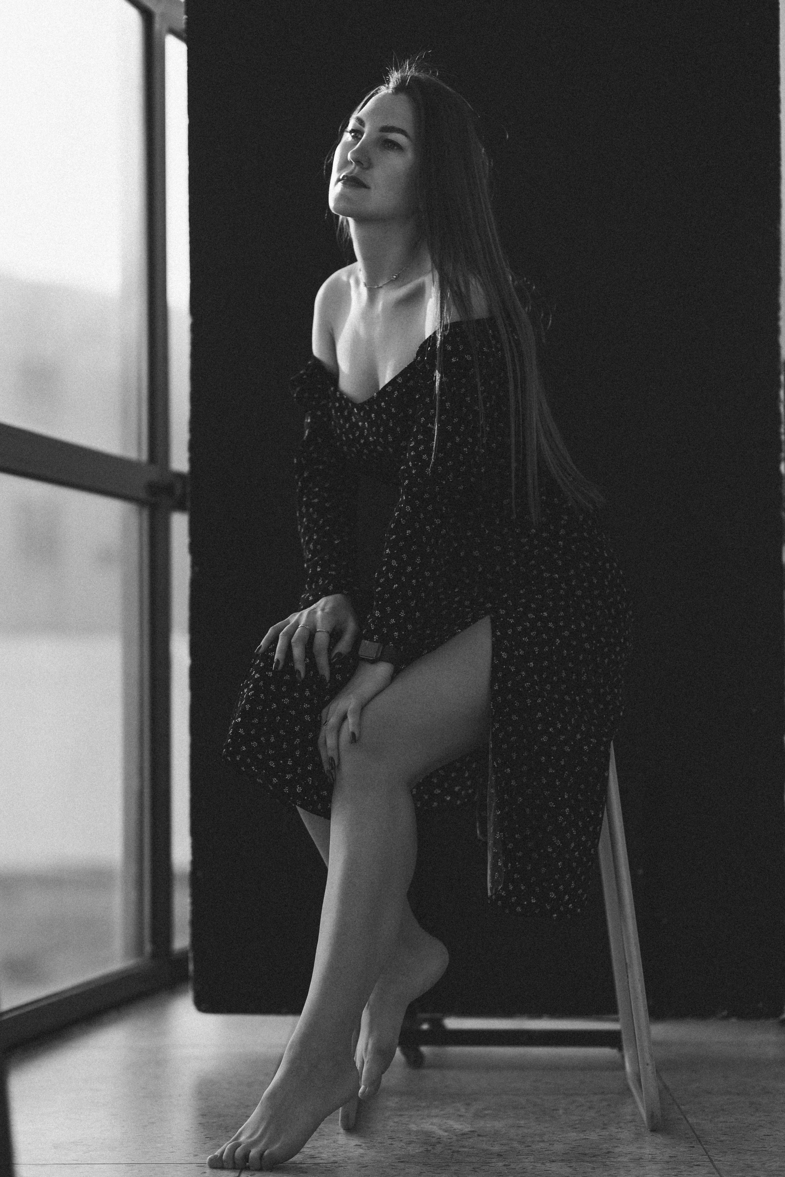 Студийные съемки в ч/б. Женский фотограф в Москве Рина Леонтьева