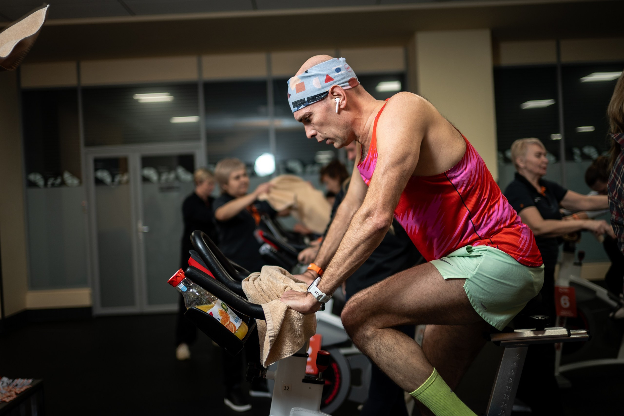 INDOOR TRIATHLON ORANGE FITNESS Триатлон 2026. Фотограф в Краснодаре Алена Горбунова