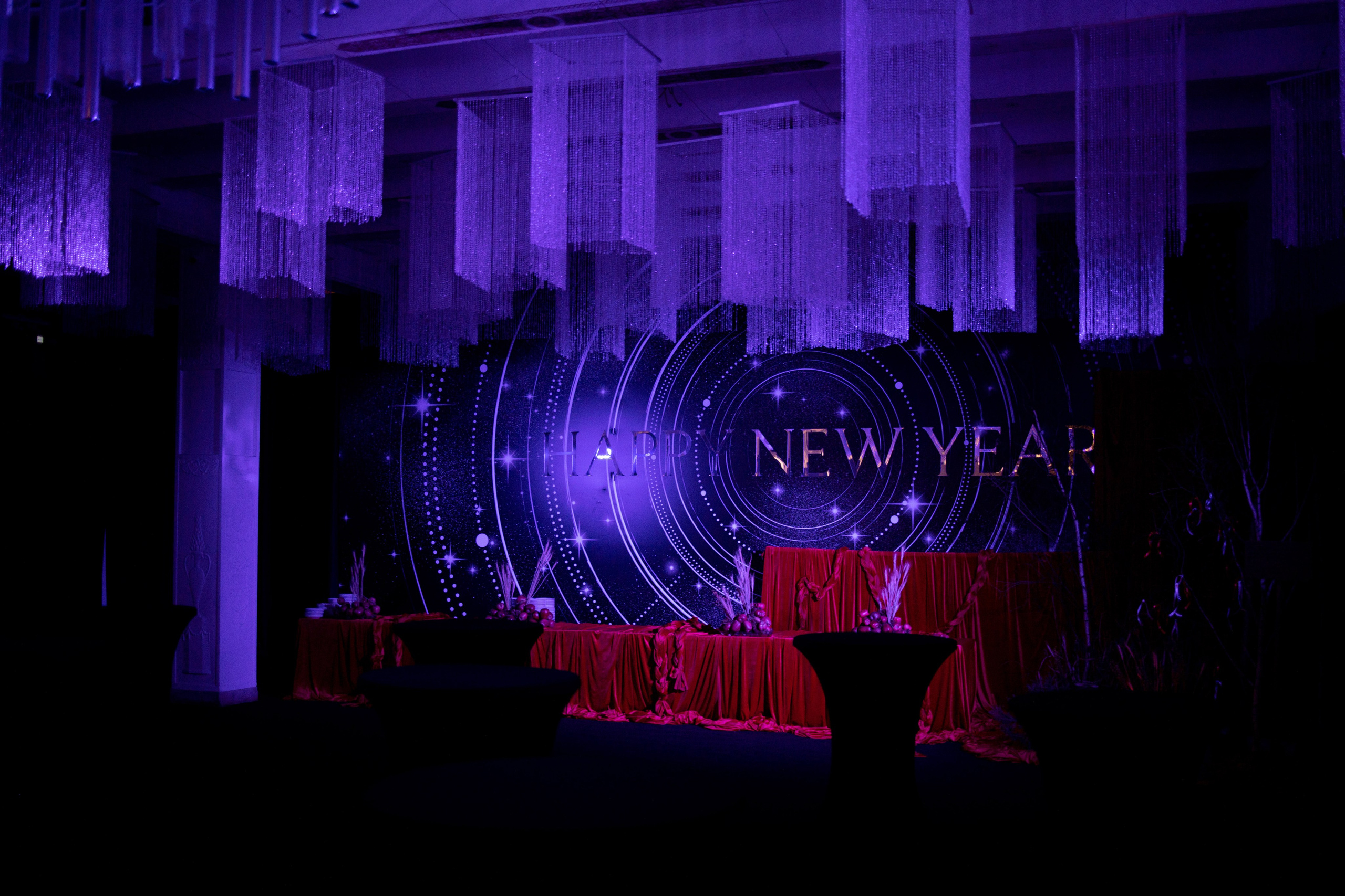 Новогодний корпоратив в фольклорном стиле. Особняк Лемана. Оформление свадеб, декор свадеб Вера Маркова, Москва