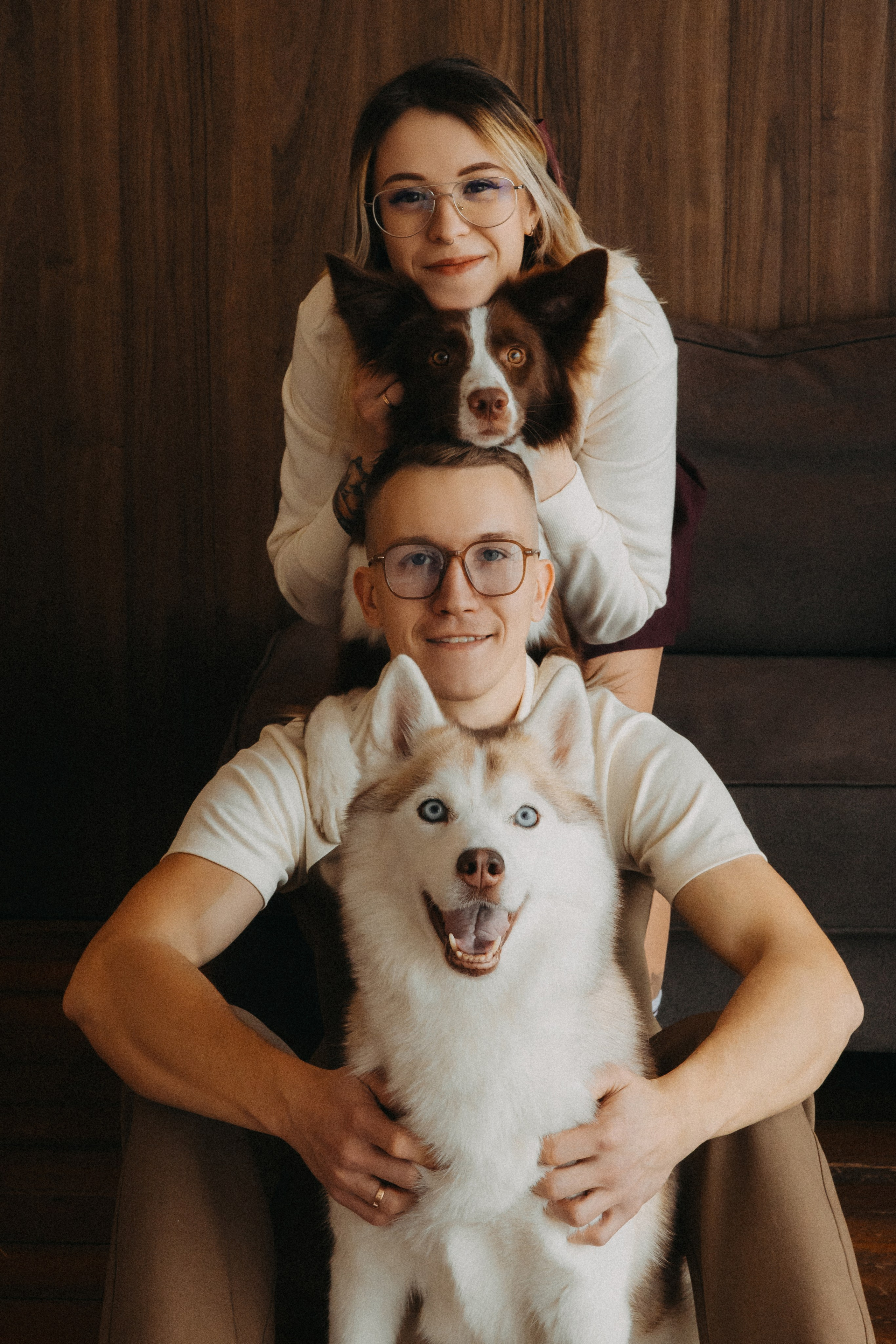 Мохнатые дети. Свадебный фотограф в Новосибирске Анастасия Бантик