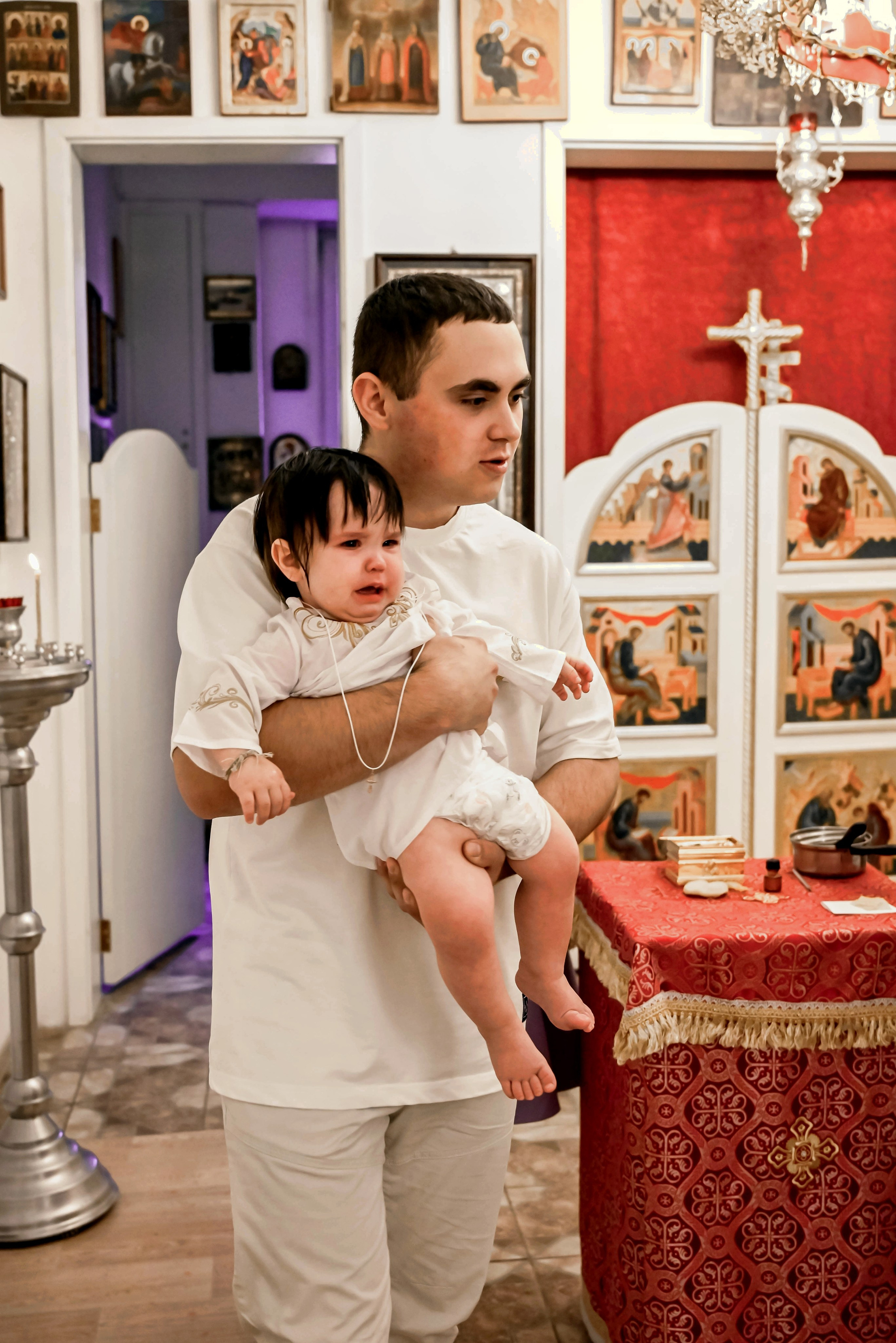 Крещение Вероники. Семейный и детский фотограф Москва