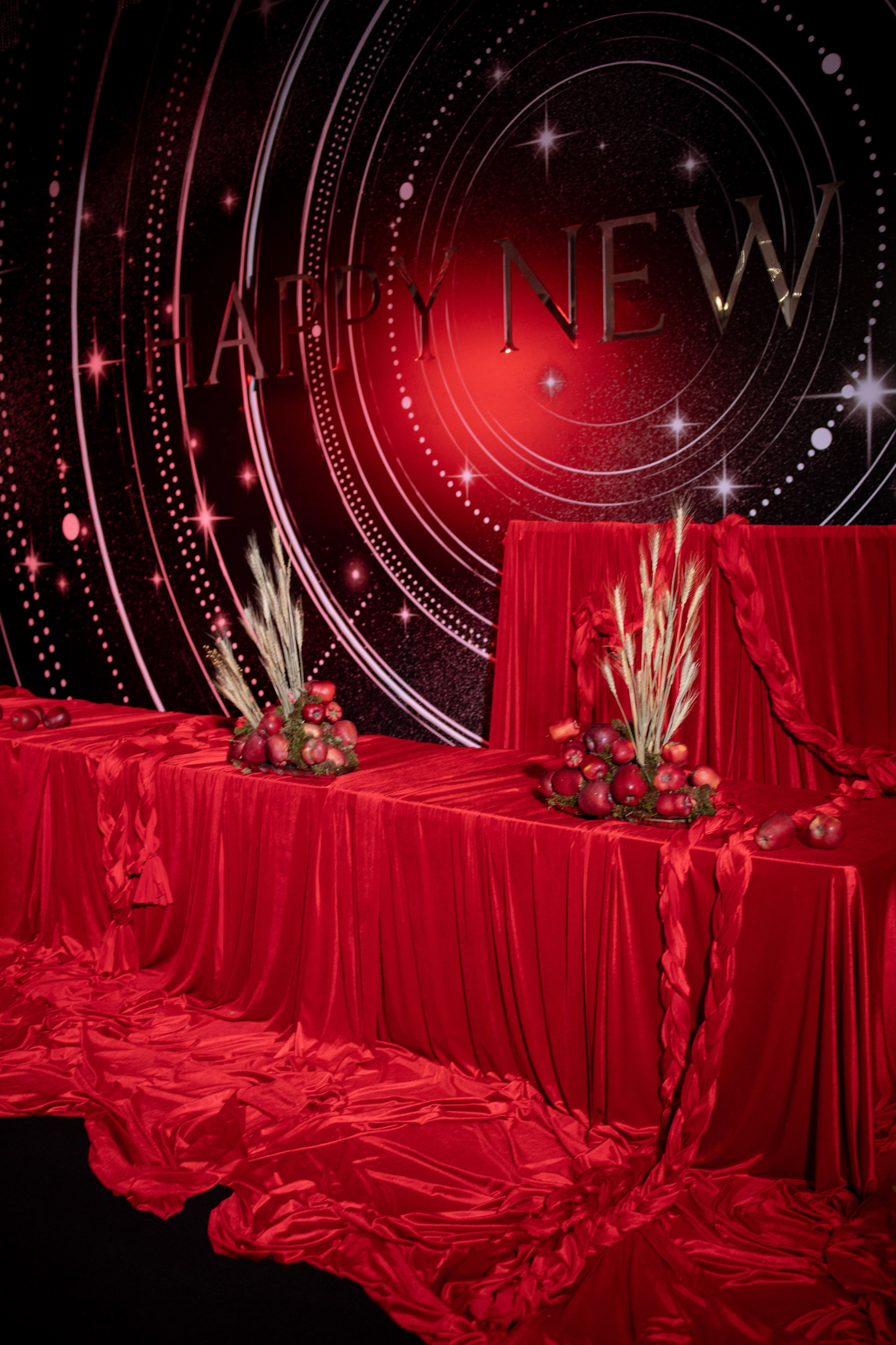 Новогодний корпоратив в фольклорном стиле. Особняк Лемана. Оформление свадеб, декор свадеб Вера Маркова, Москва