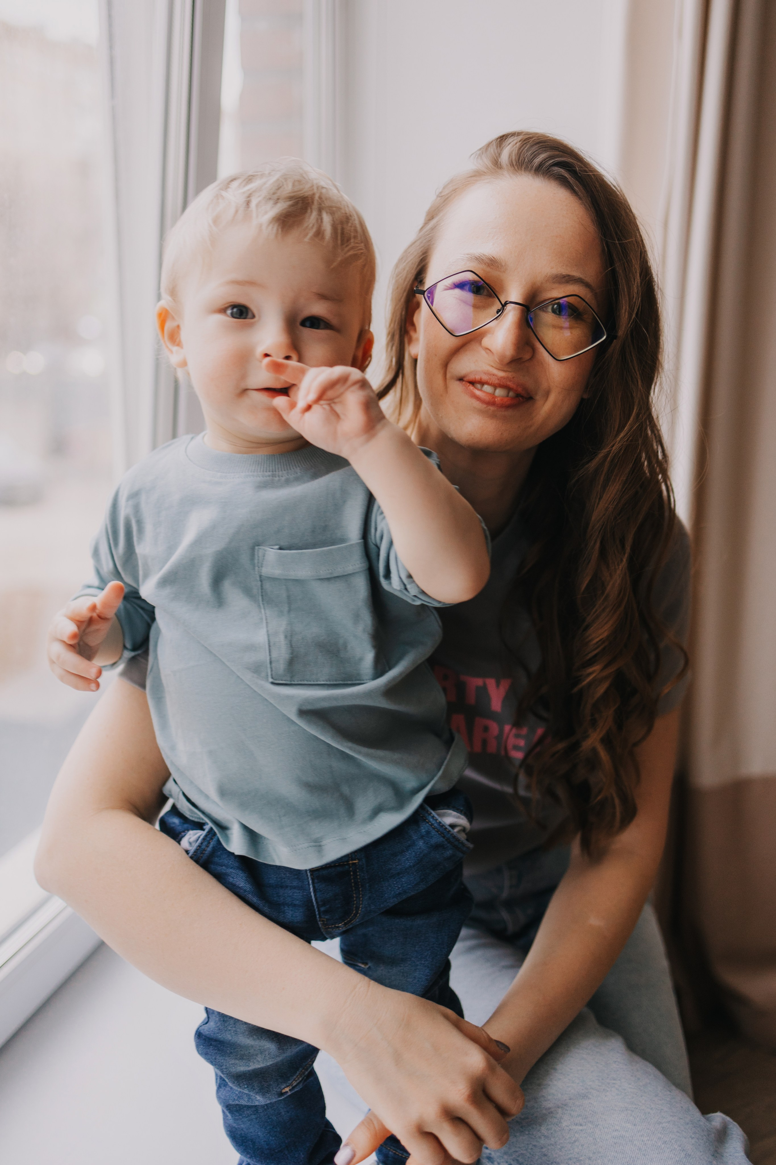 Большая семья. Домашняя фотосессия