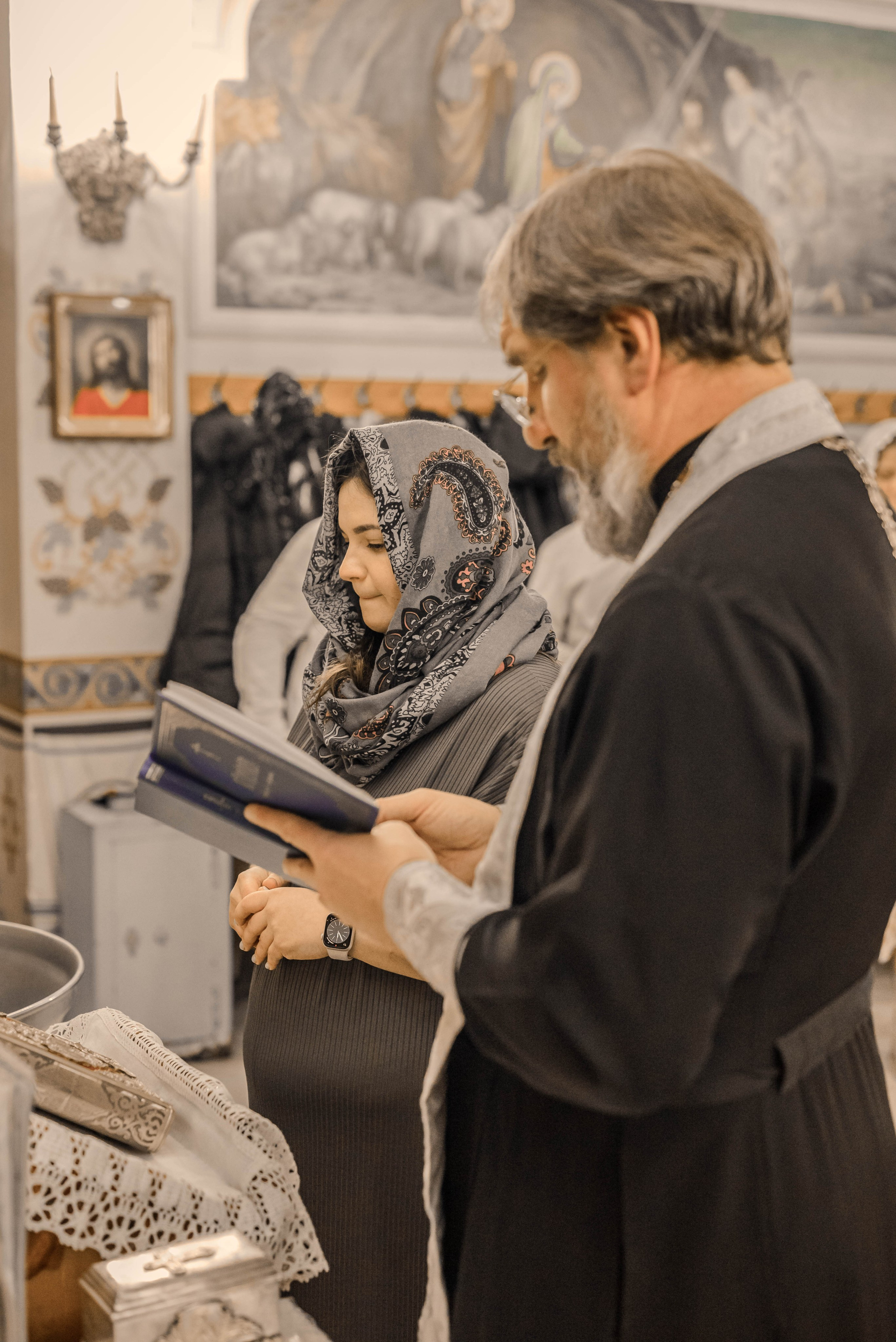 Крещение (мама Регина). Семейный и детский фотограф Москва