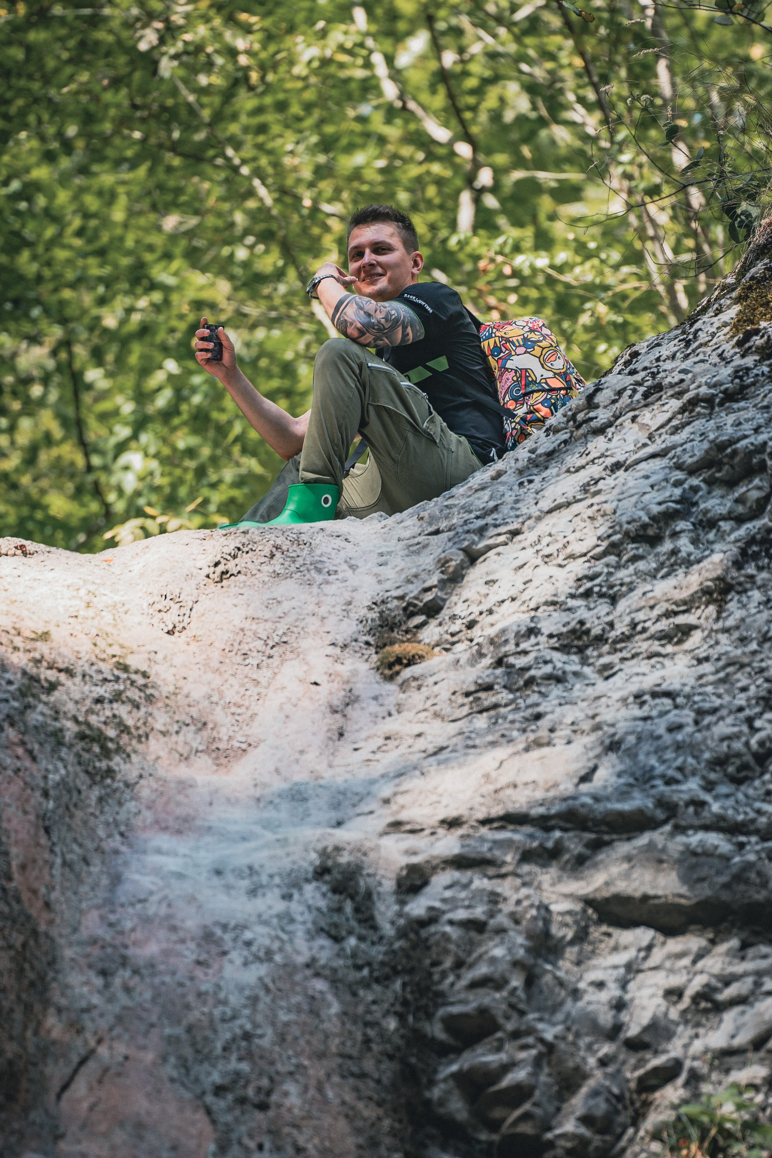 Поход на Полковничьи водопады АСК 26.09.23. Репортажный фотограф в Краснодаре Рындин Дмитрий