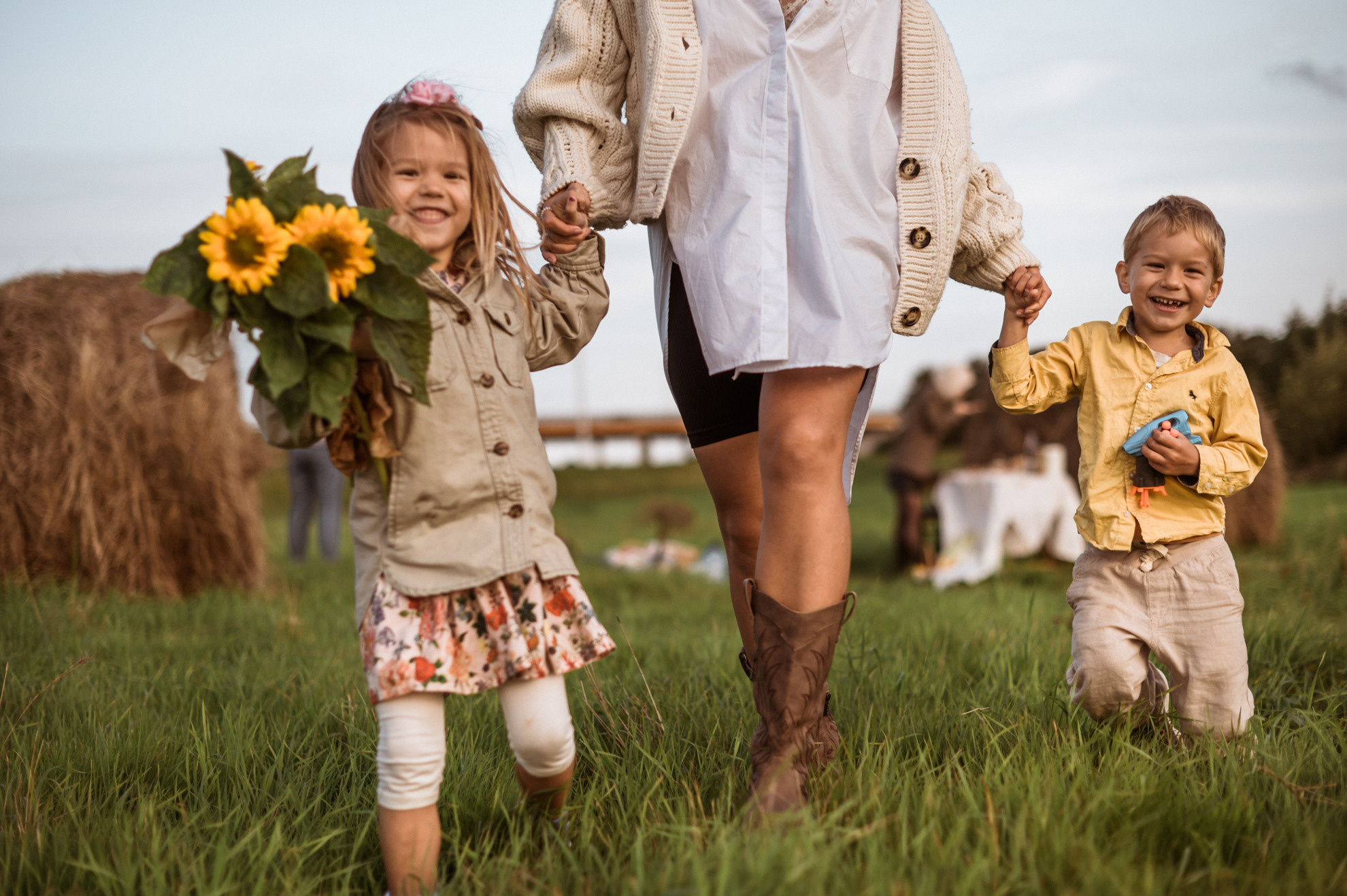 Picknick im Feld. Hochzeitsfotografin Leipzig Dresden