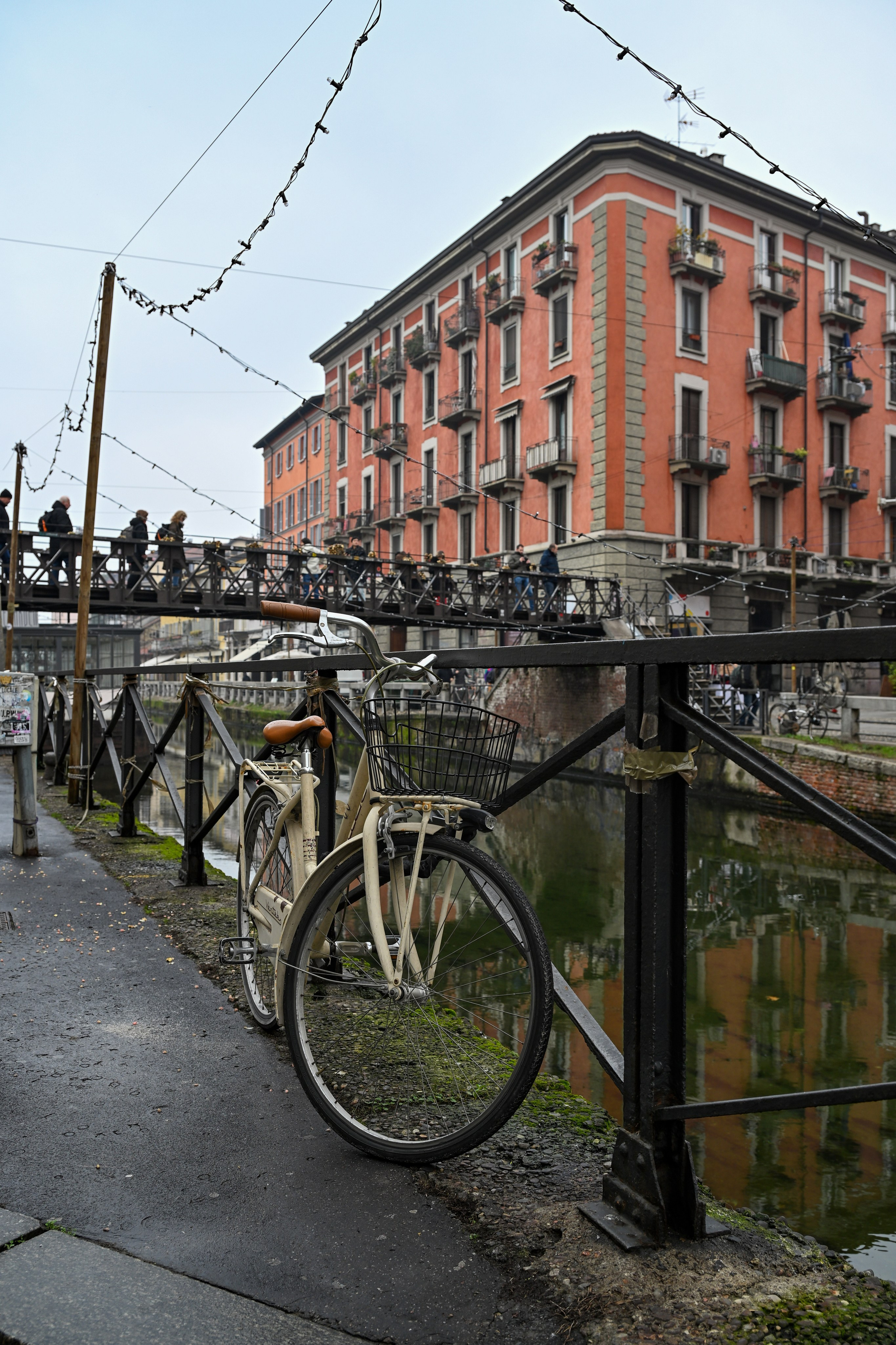 Milano: Navigli, City, Trams. Фотограф Минск