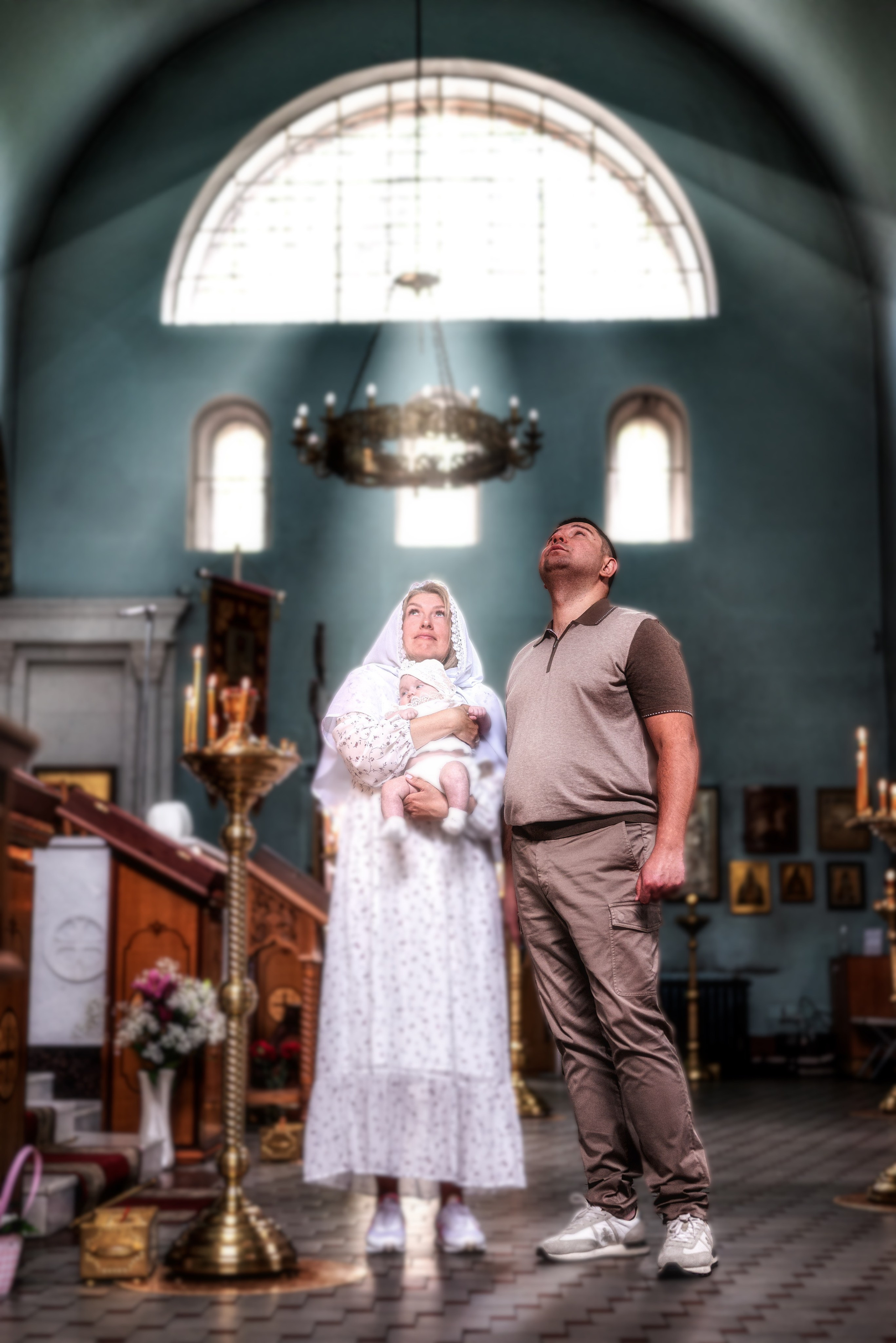 Крещение Анна. Семейный и детский фотограф Москва