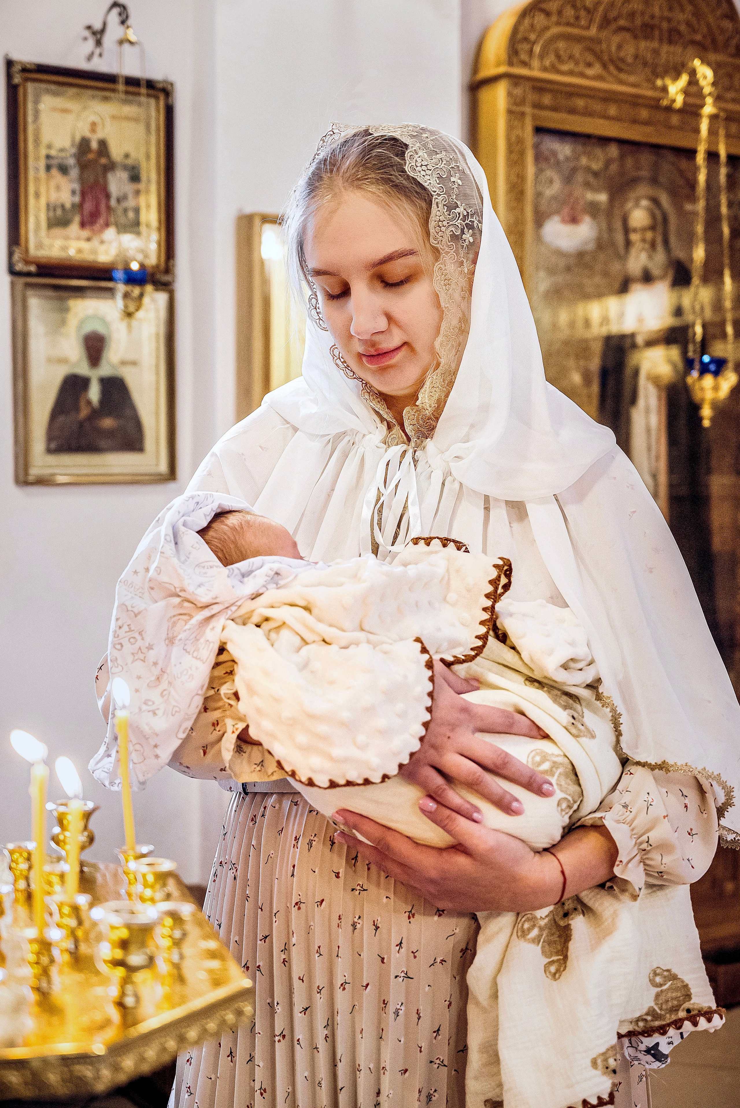 Крещение Мирона. Семейный и детский фотограф Москва