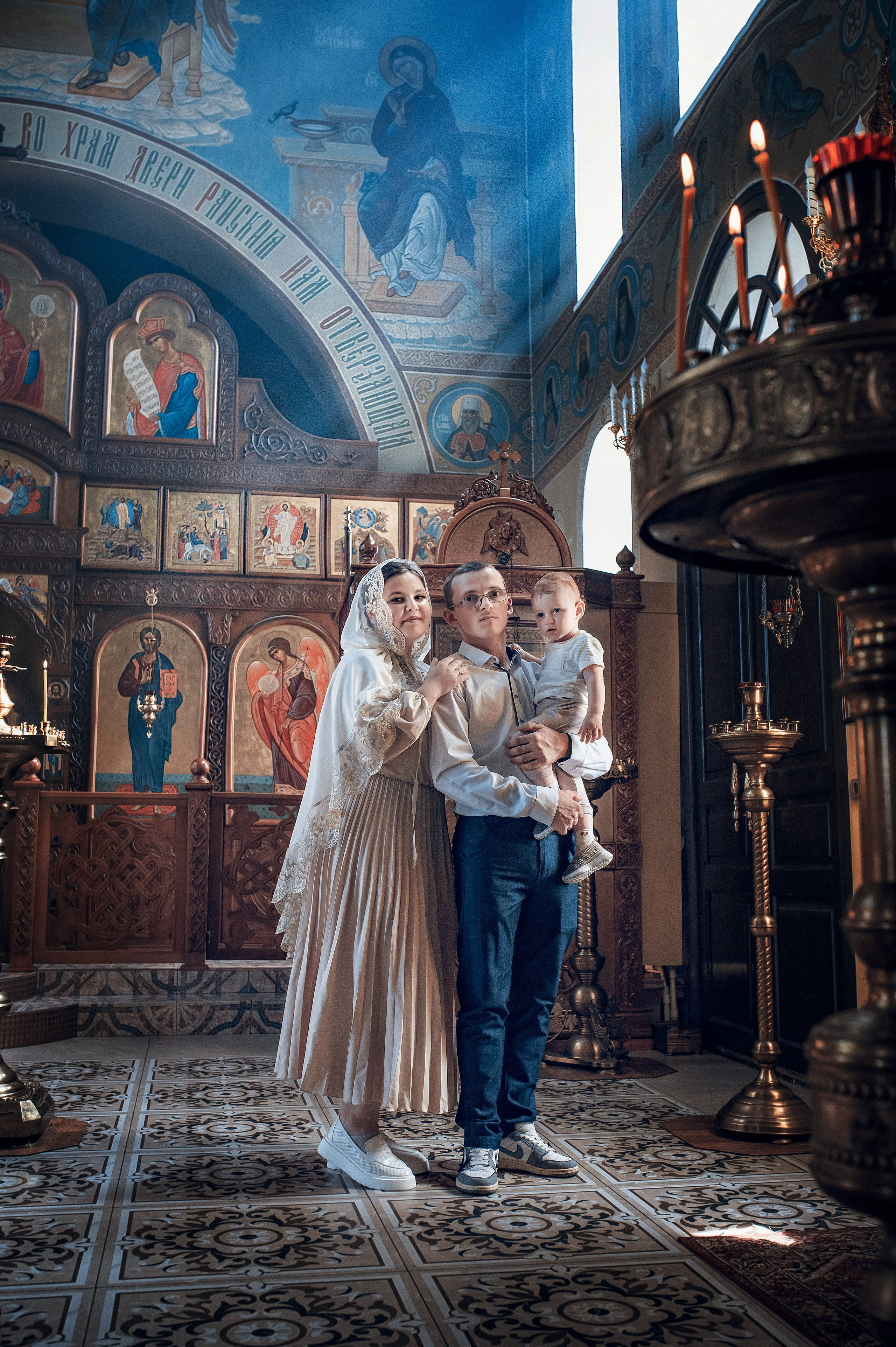 Съемка крещения в Красноярске. Фотографы крещения/венчания  Красноярск Татьяна и Вячеслав Переваловы