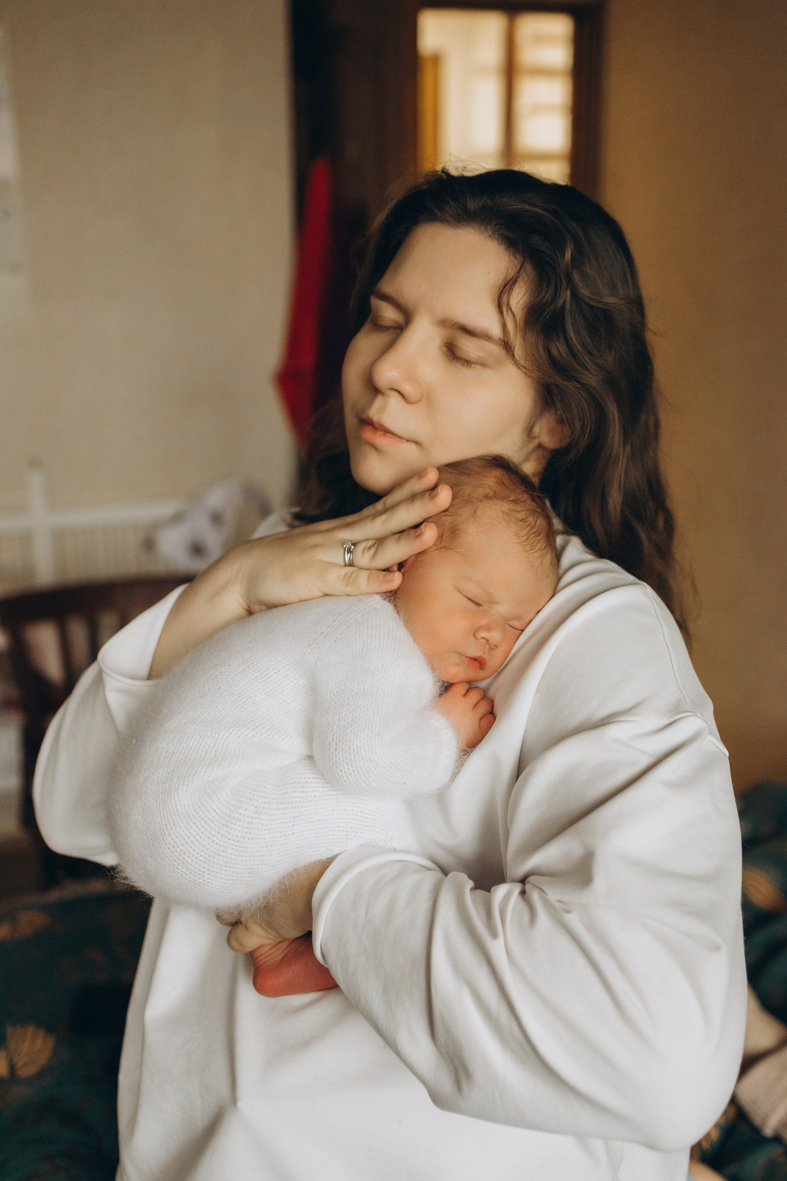 Вера 11 дней. Фотограф новорождённых Newborn Москва