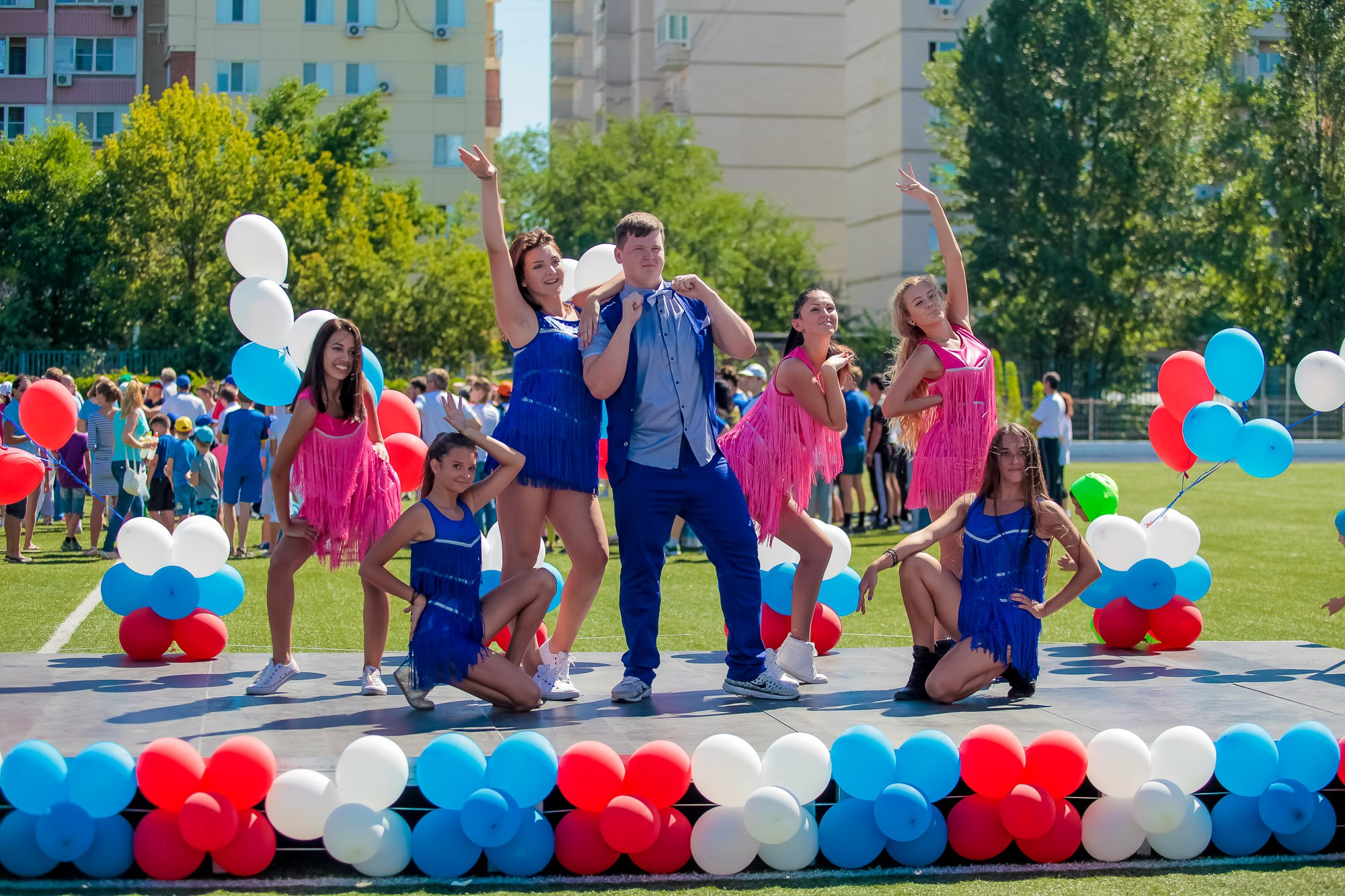 День Физкульт. Максим Матвийченко и Виктория Басова профессионалы своего дела