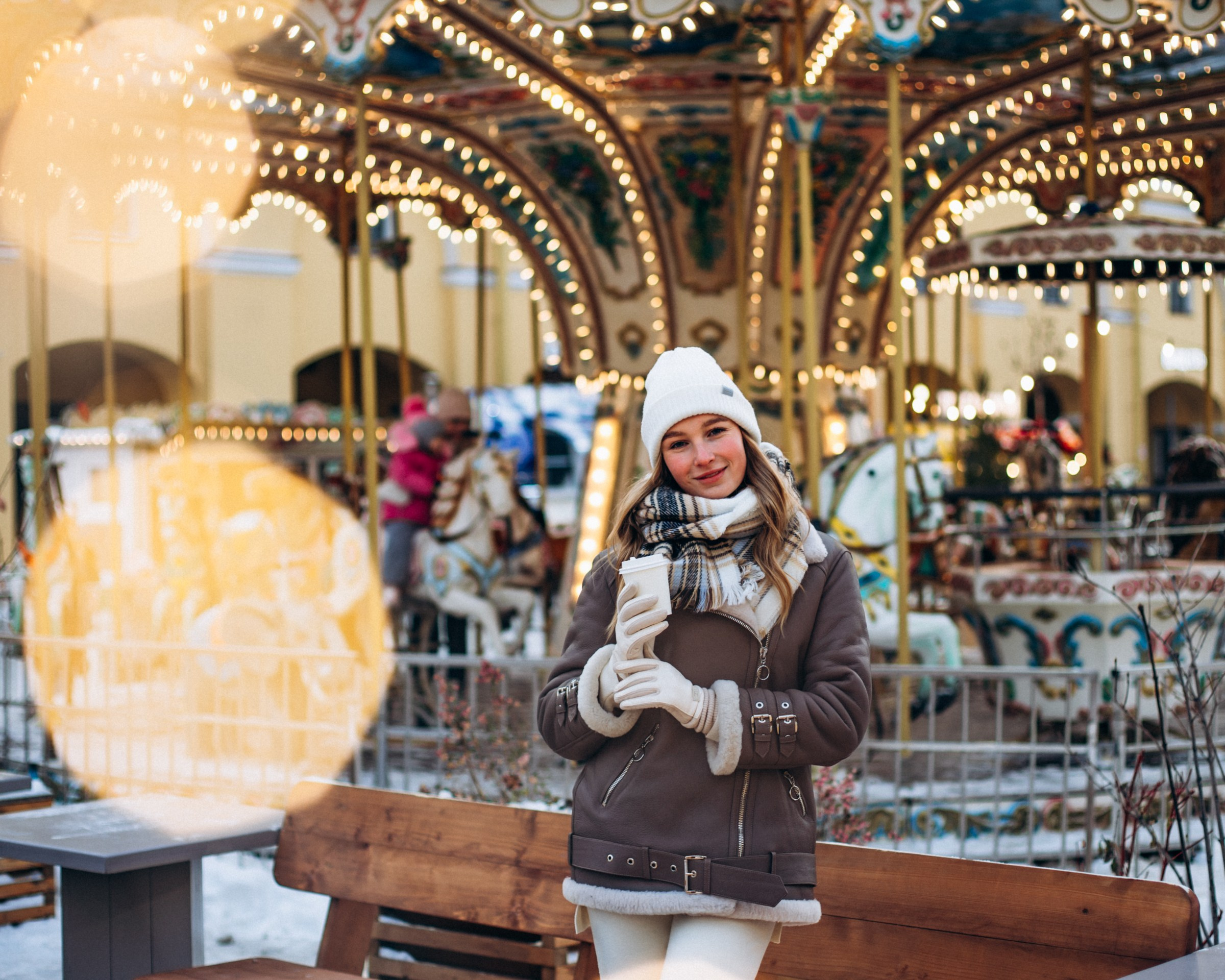 Александра в декабре. Фотопрогулка в Петербурге. Индивидуальный и семейный фотограф в Санкт-Петербурге