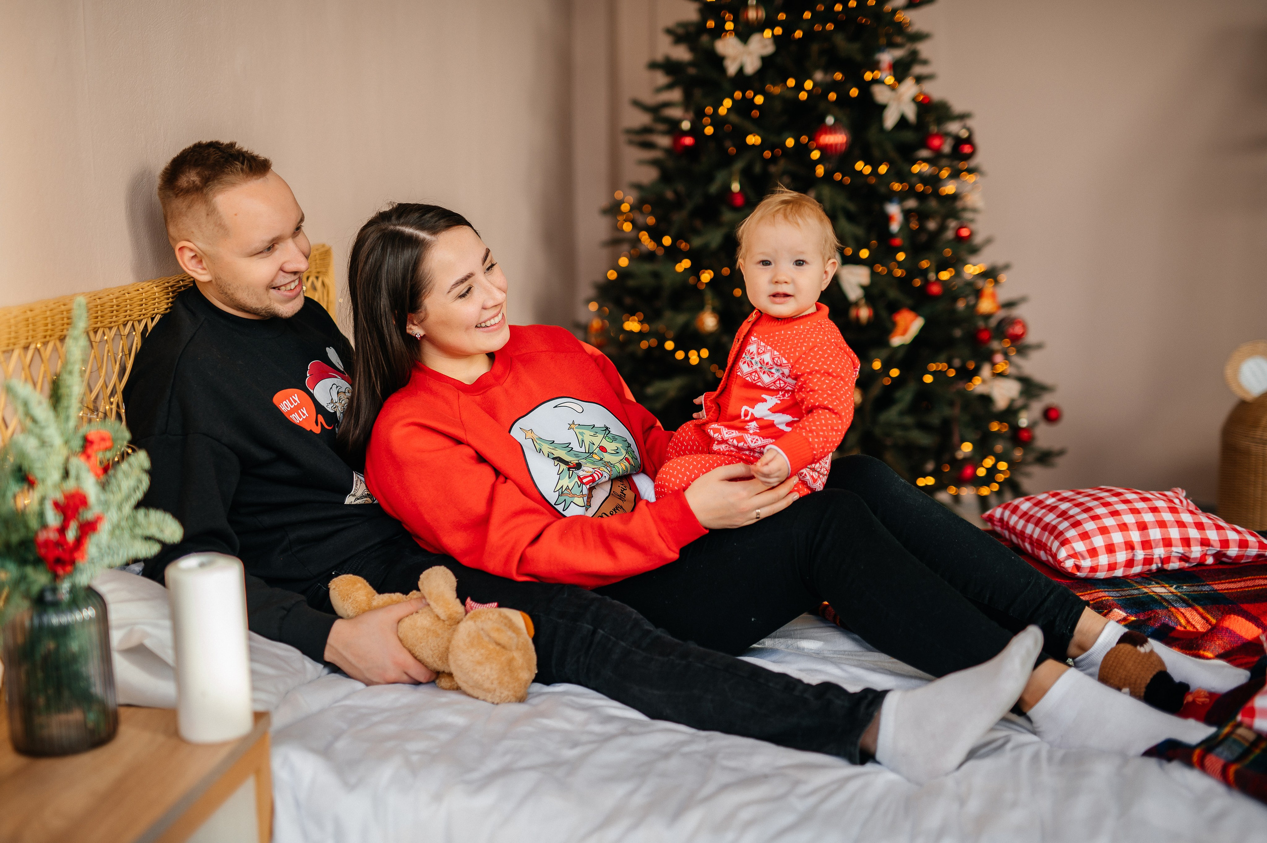 Новогодняя семейная фотосессия. Катя Курлович — семейный фотограф в Бобруйске и Минске