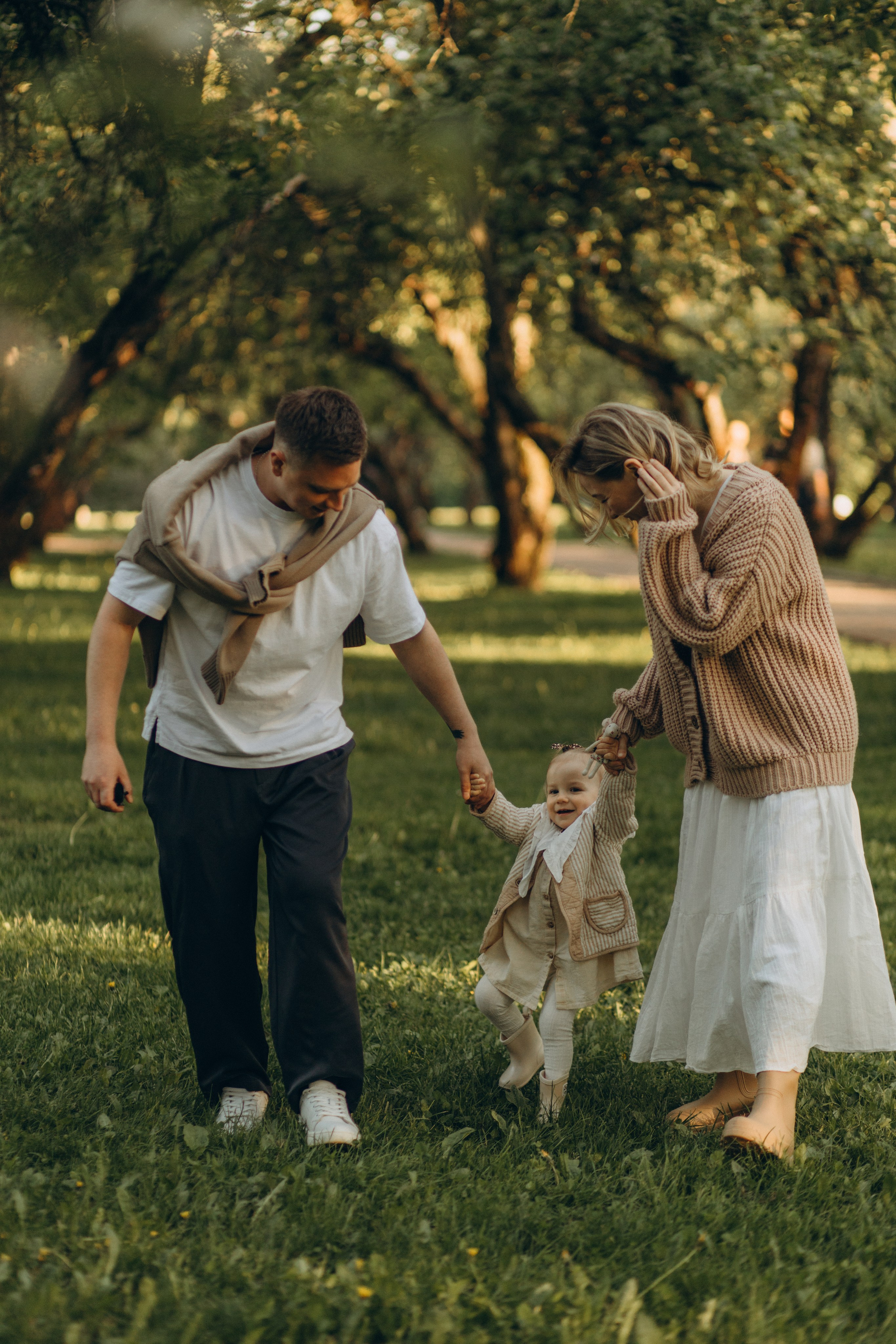 Андрей, Марина и Варя. Семейный фотограф в Москве Валерия Мясникова