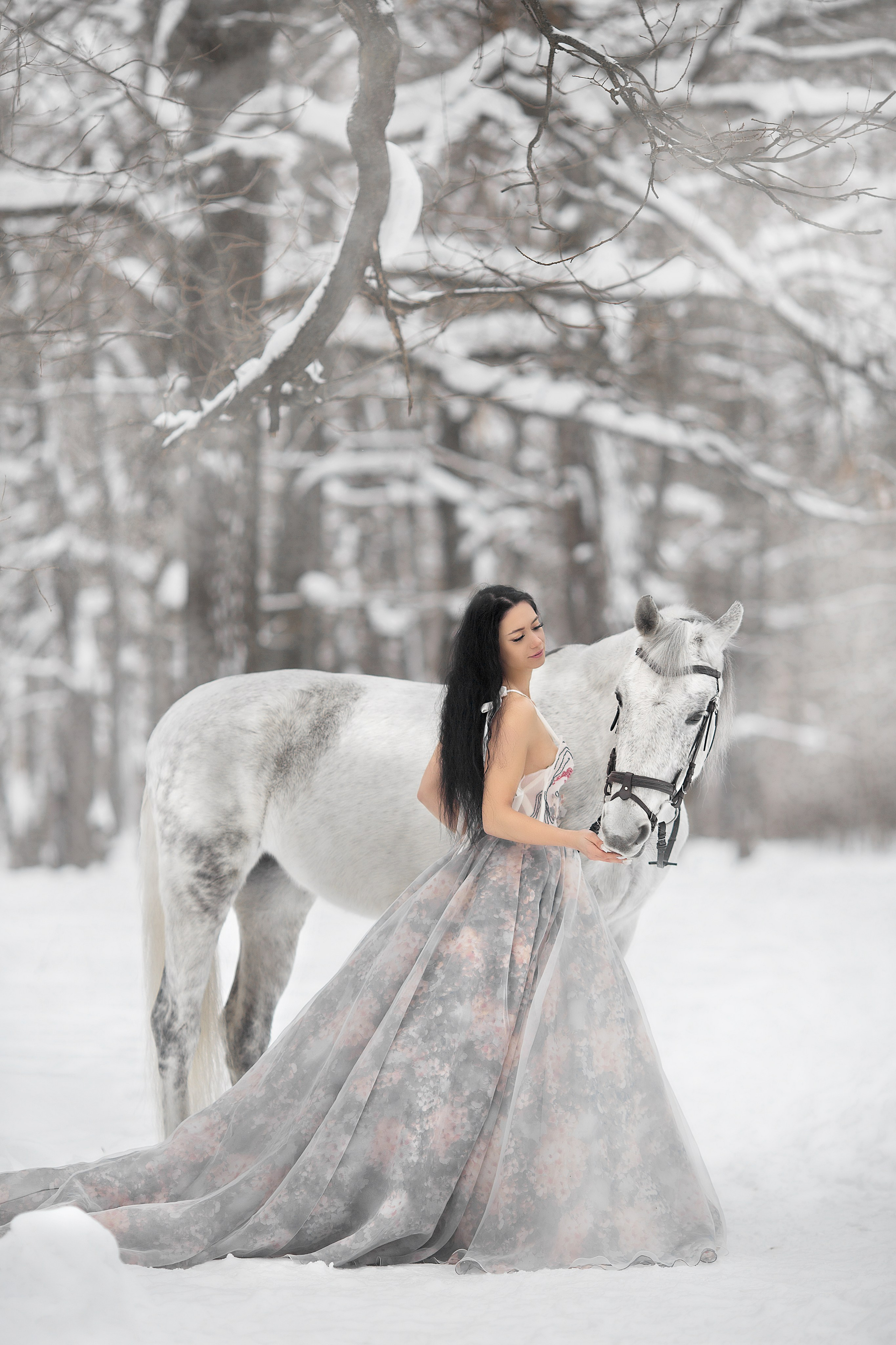 Фотосессия Надежды и ее конелюбимчика. Фотосессия с лошадьми в Нижнем Новгороде