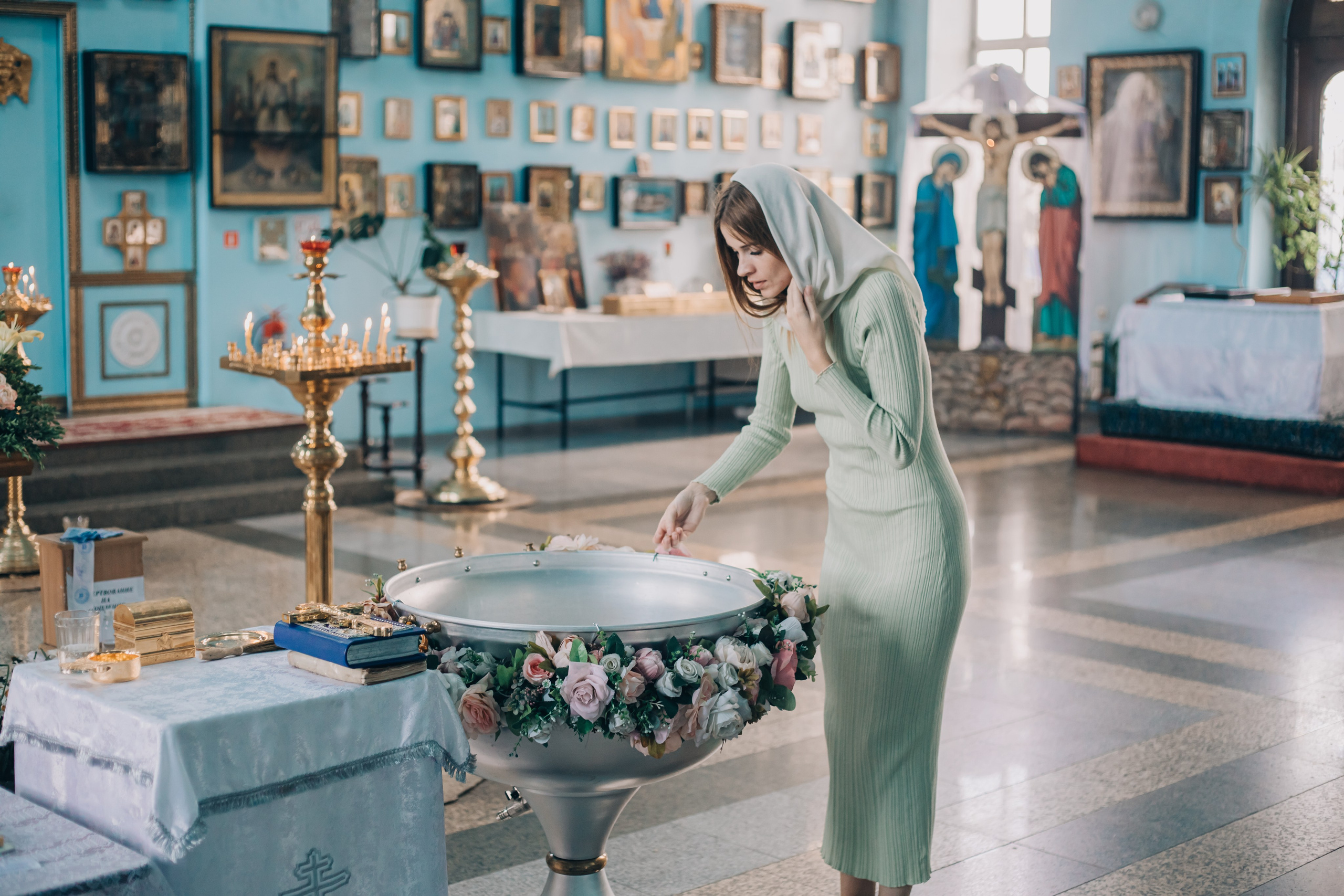 Фотосессия на крещение в Белой Глине. Свадебный и семейный фотограф в Краснодарском крае Мария Данилкина