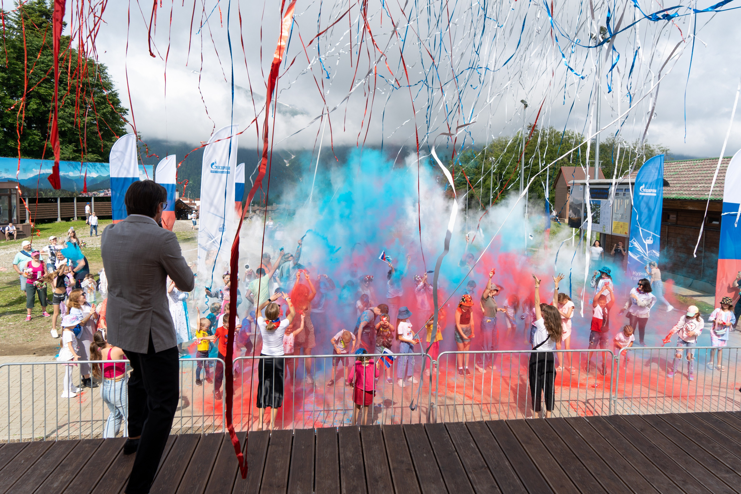 День России на курорте Газпром 2023. Репортажный фотограф в Красной Поляне и Сочи Павлюченко Екатерина