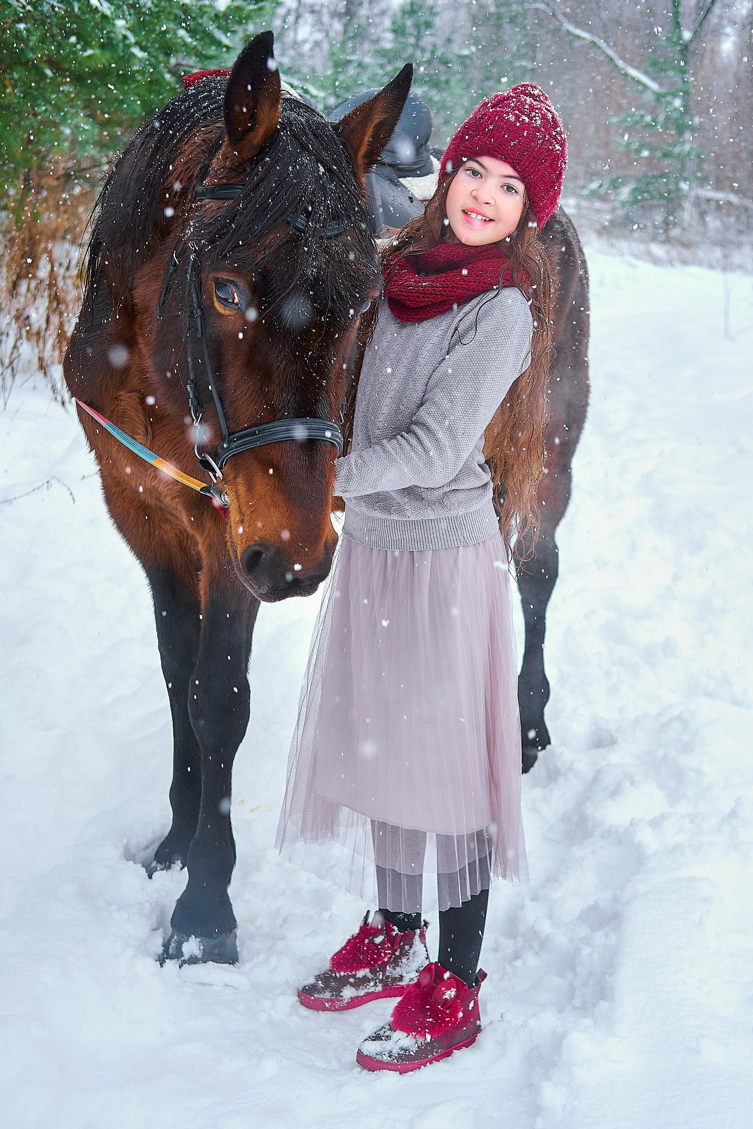 С лошадьми. Семейный и портретный фотограф в Новомосковске и Узловой Михеева Татьяна