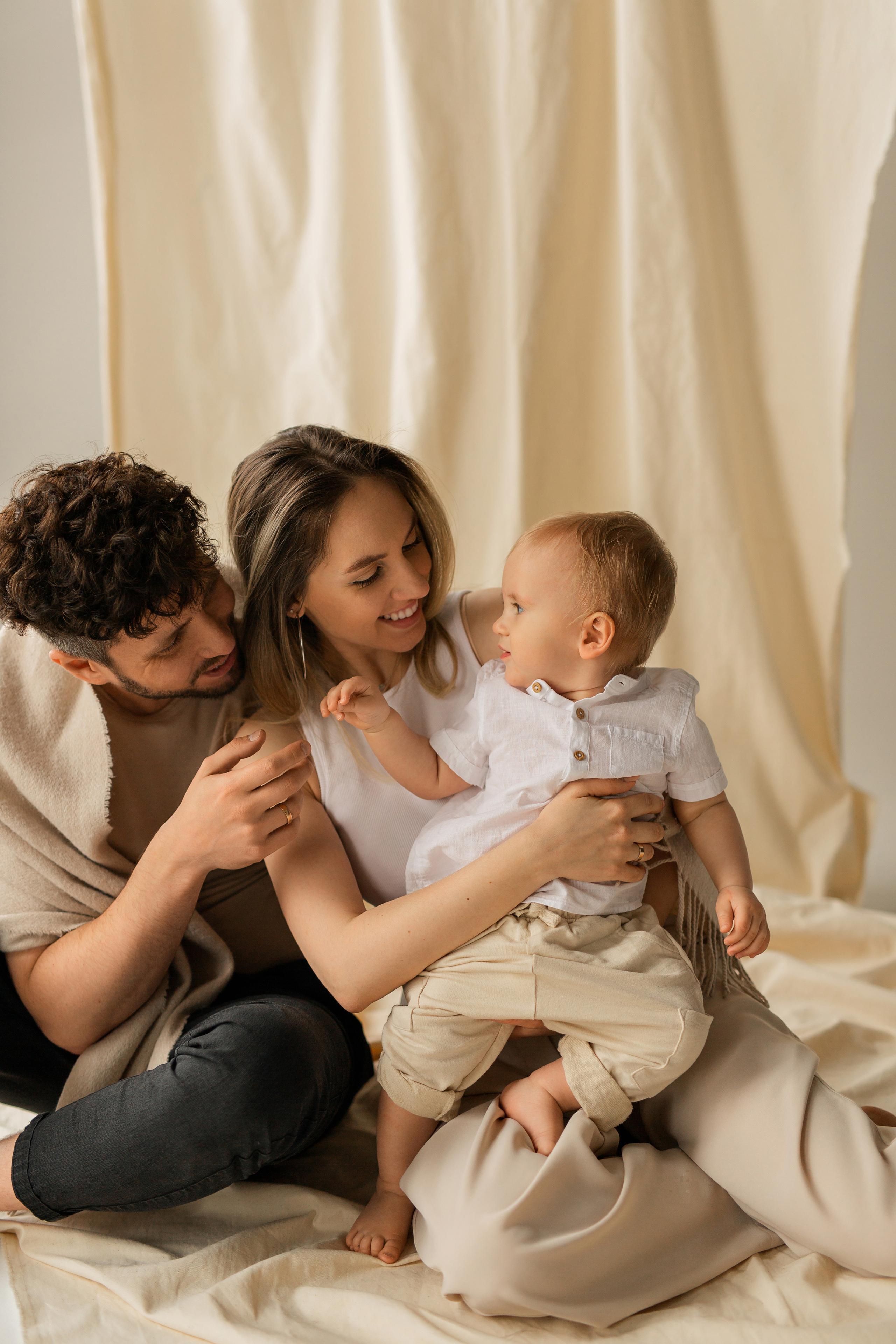 Элина, Андрей и Рома. 1 годик. Семейный фотограф в Каневской Епифанова Ольга