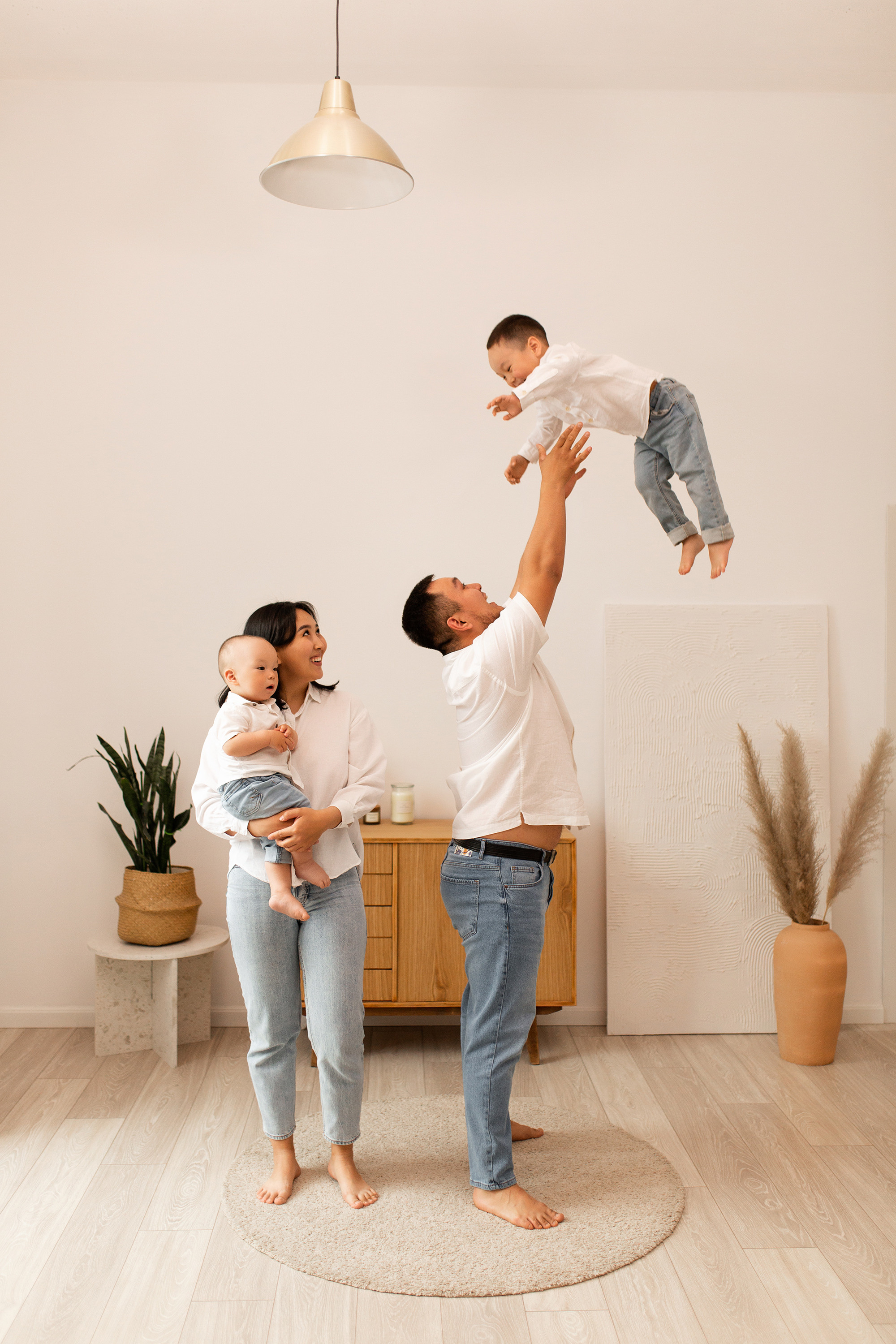 Семейная фотосессия в фотостудии. Семейный фотограф в Каневской Епифанова Ольга