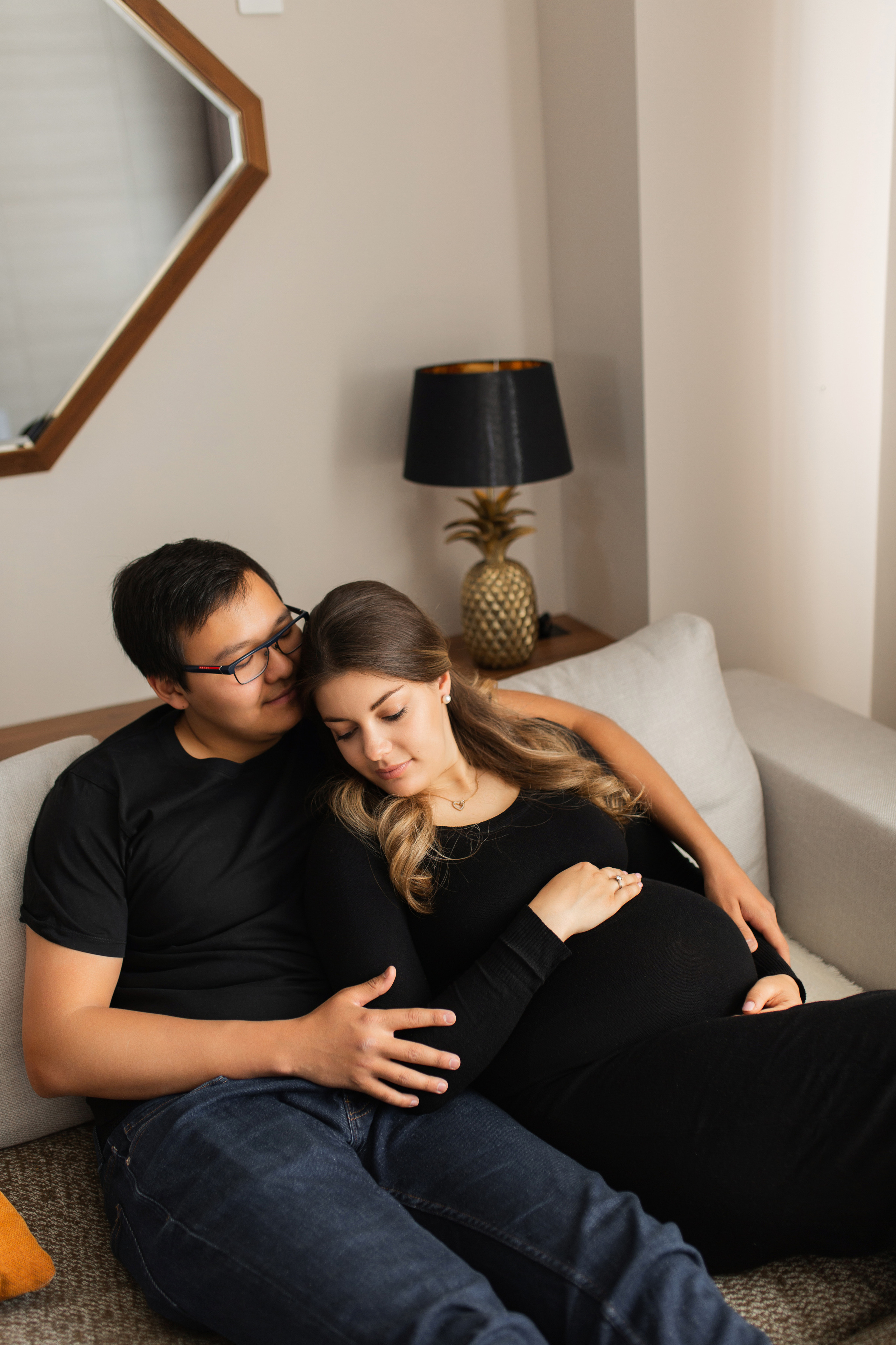 Милена и Чингиз. Домашняя серия. Семейный фотограф в Каневской Епифанова Ольга