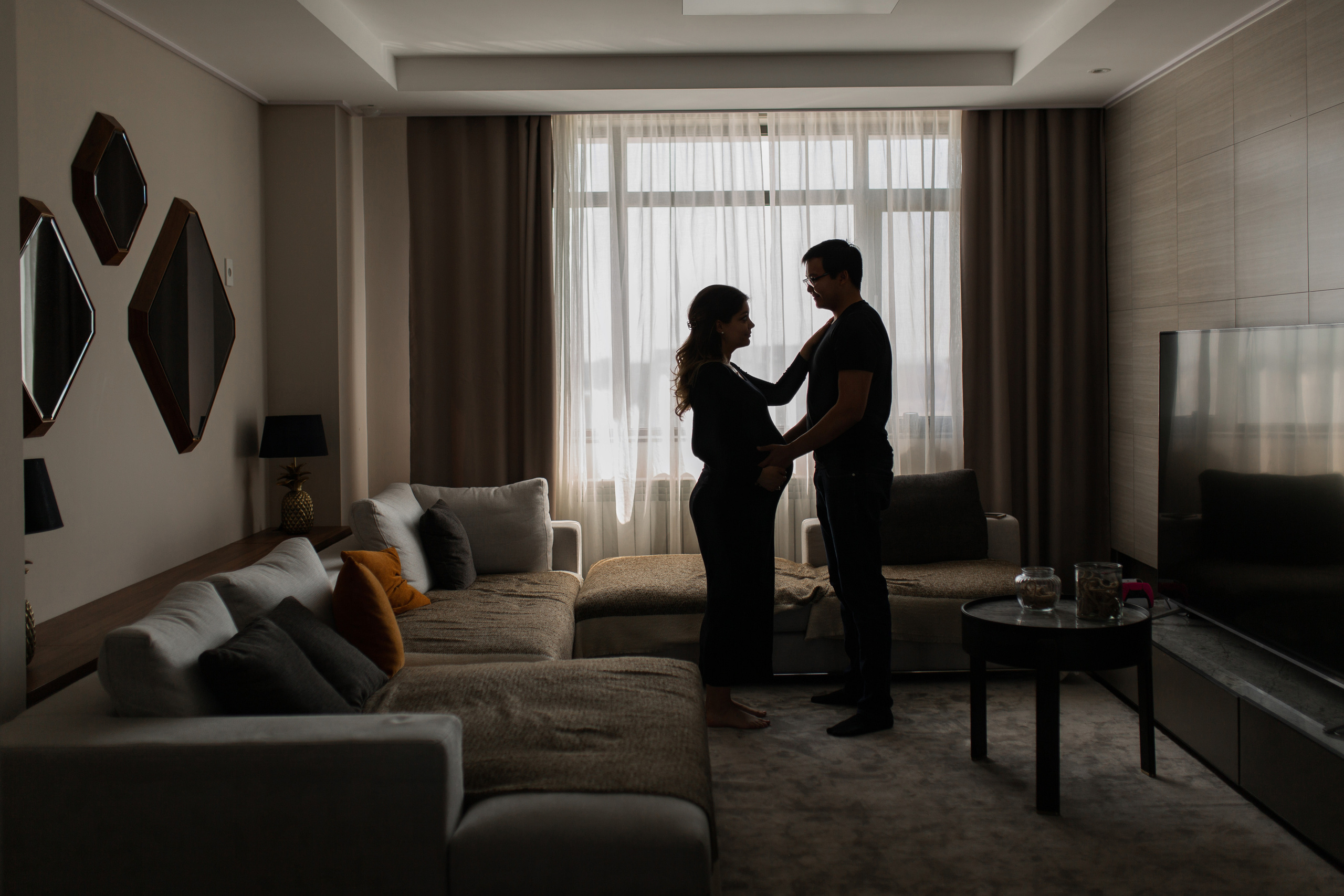 Милена и Чингиз. Домашняя серия. Семейный фотограф в Каневской Епифанова Ольга