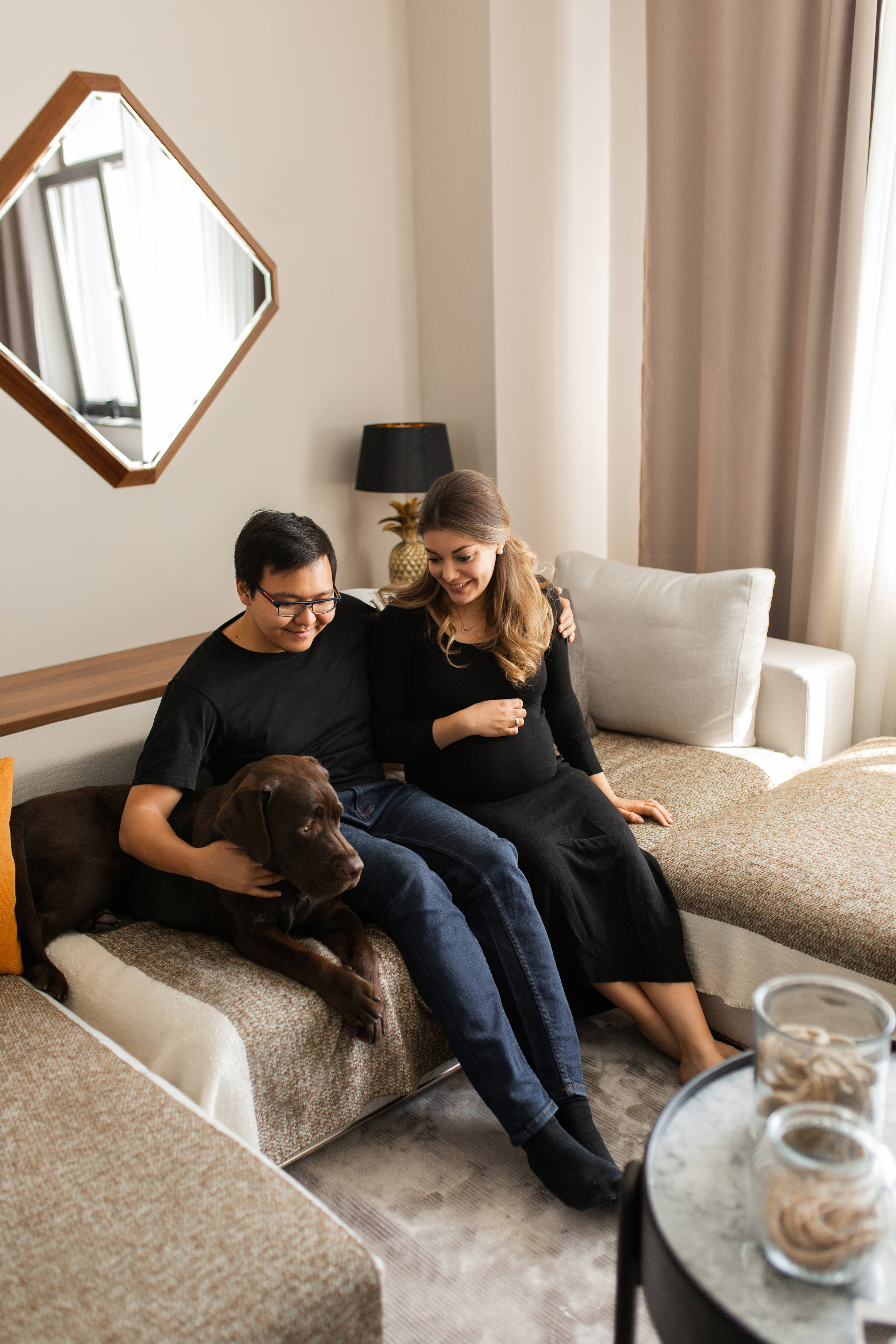 Милена и Чингиз. Домашняя серия. Семейный фотограф в Каневской Епифанова Ольга